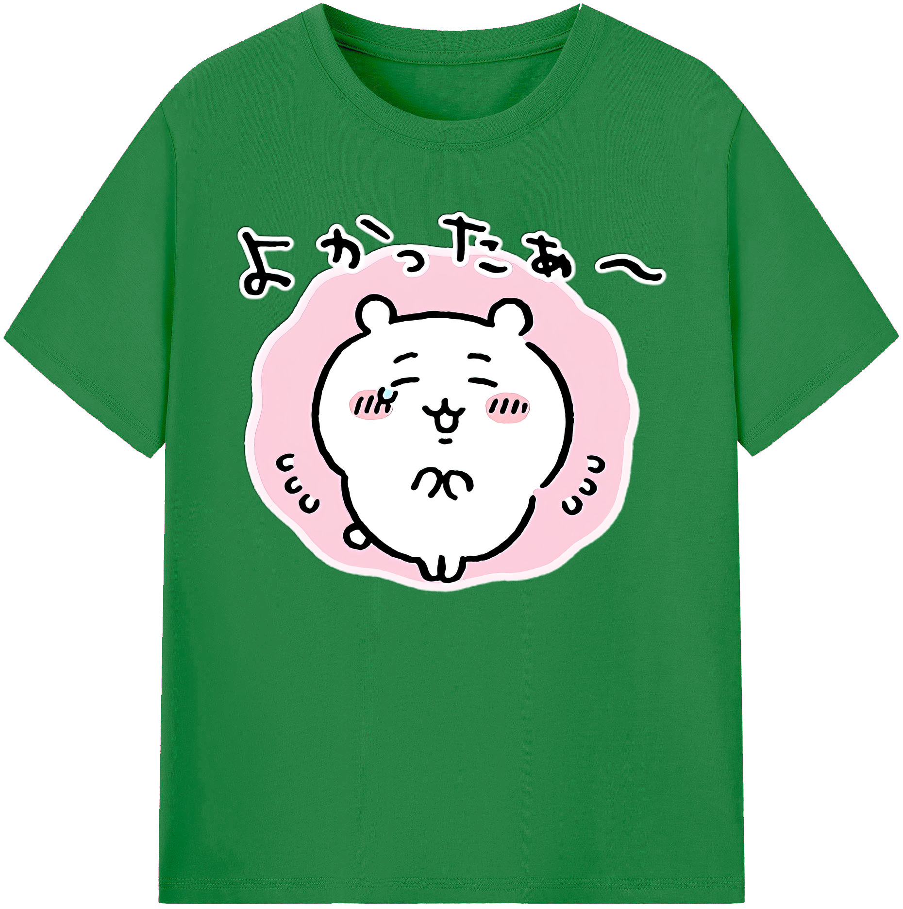 （画像用） ちいかわ ちいかわ Chii-kawa chiikawa 綿100％ メンズ半袖Tシャツ｜肌触りやわらか＆通気性