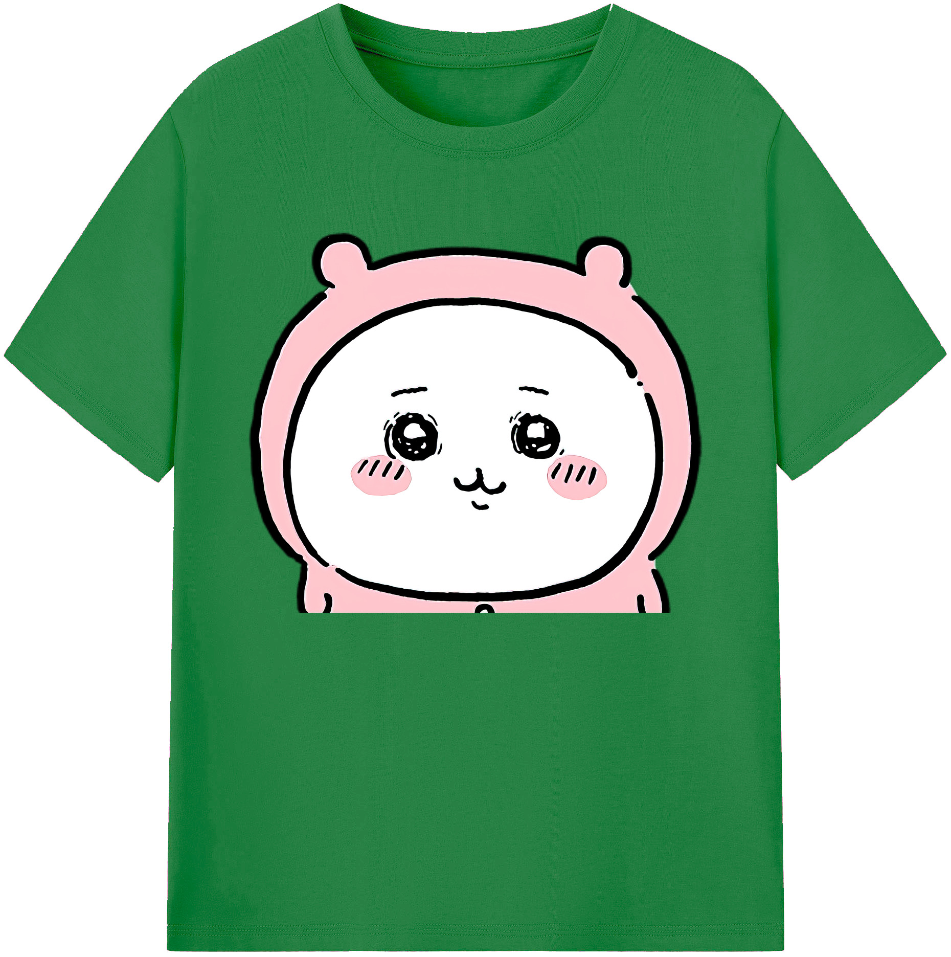 （画像用） ちいかわ ちいかわ Chii-kawa chiikawa 綿100％ メンズ半袖Tシャツ｜肌触りやわらか＆通気性