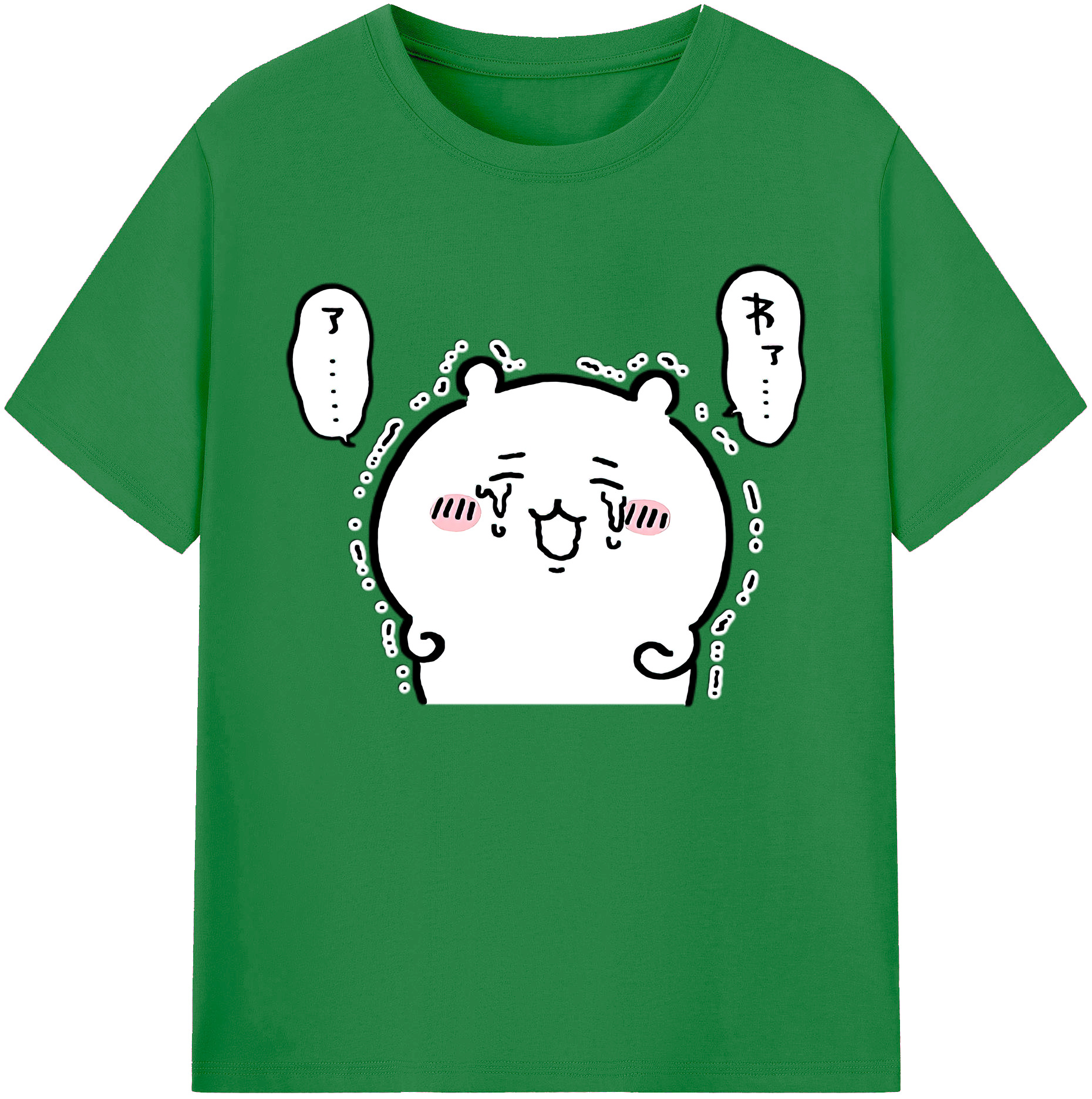 （画像用） ちいかわ ちいかわ Chii-kawa chiikawa 綿100％ メンズ半袖Tシャツ｜肌触りやわらか＆通気性