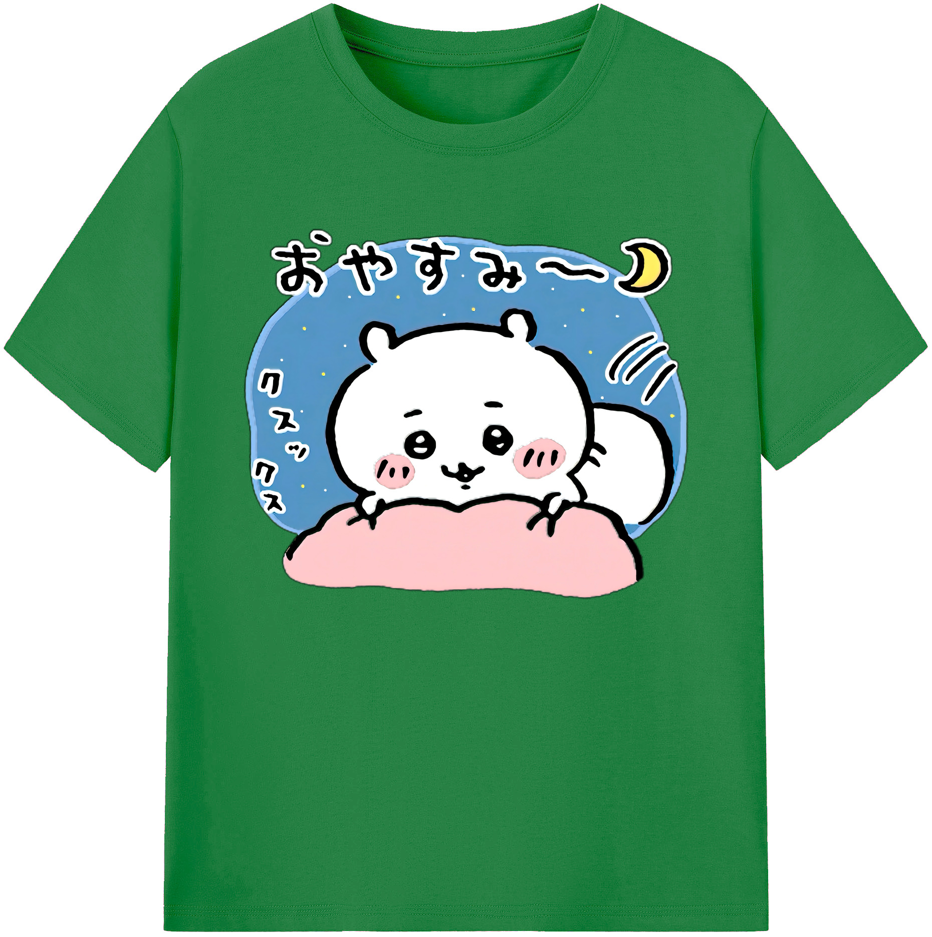 （画像用） ちいかわ ちいかわ Chii-kawa chiikawa 綿100％ メンズ半袖Tシャツ｜肌触りやわらか＆通気性