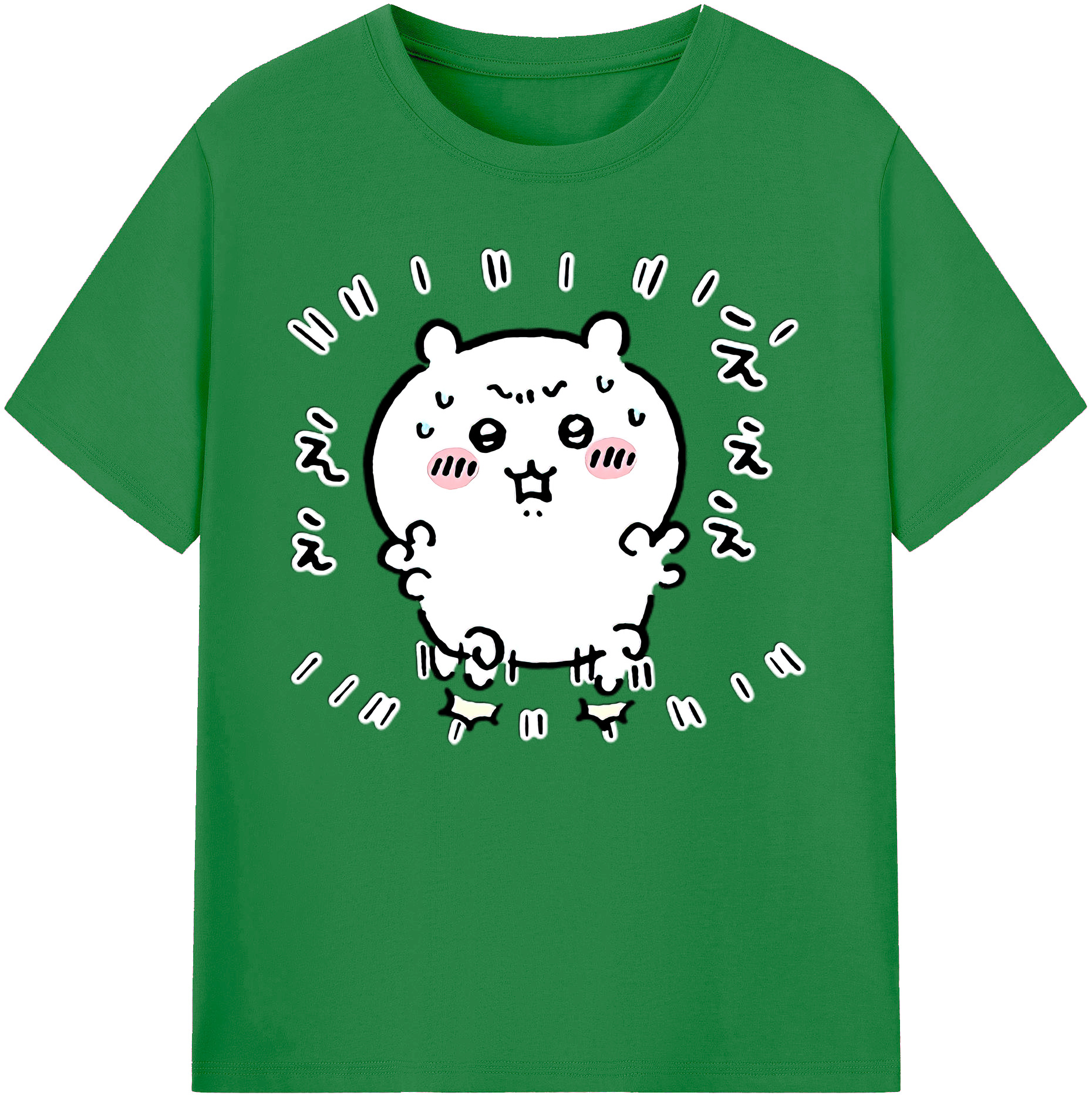 （画像用） ちいかわ ちいかわ Chii-kawa chiikawa 綿100％ メンズ半袖Tシャツ｜肌触りやわらか＆通気性