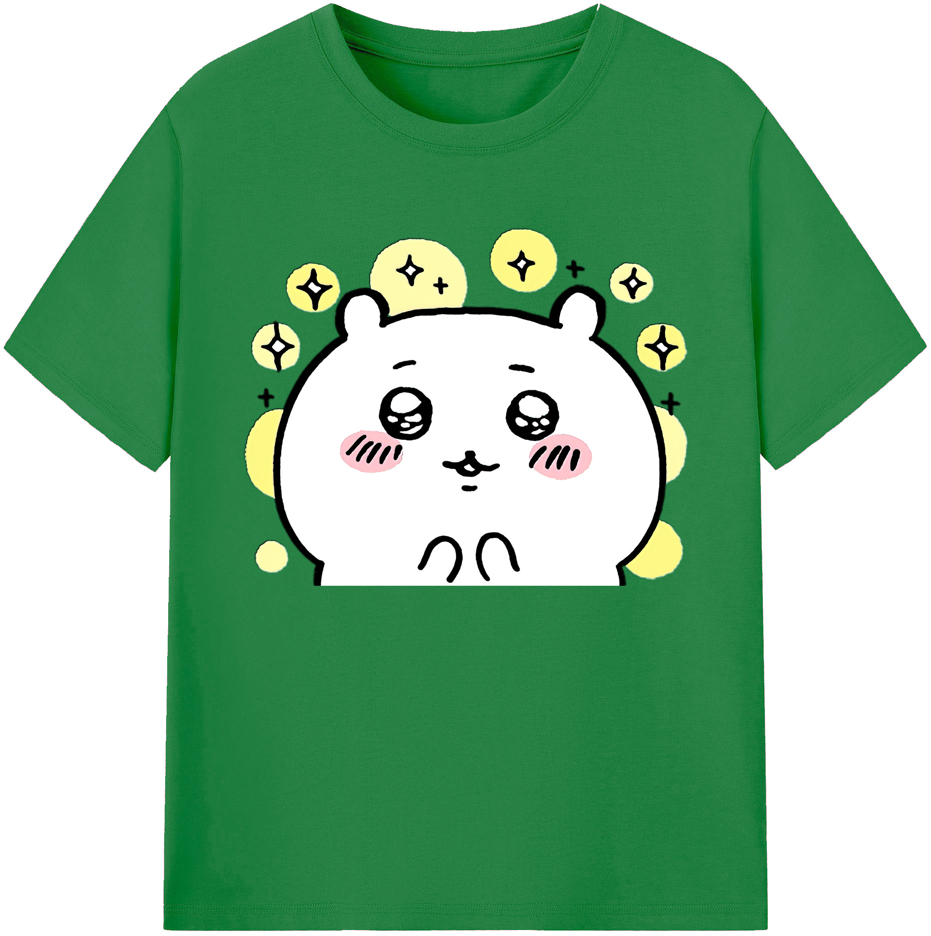 （画像用） ちいかわ ちいかわ Chii-kawa chiikawa 綿100％ メンズ半袖Tシャツ｜肌触りやわらか＆通気性
