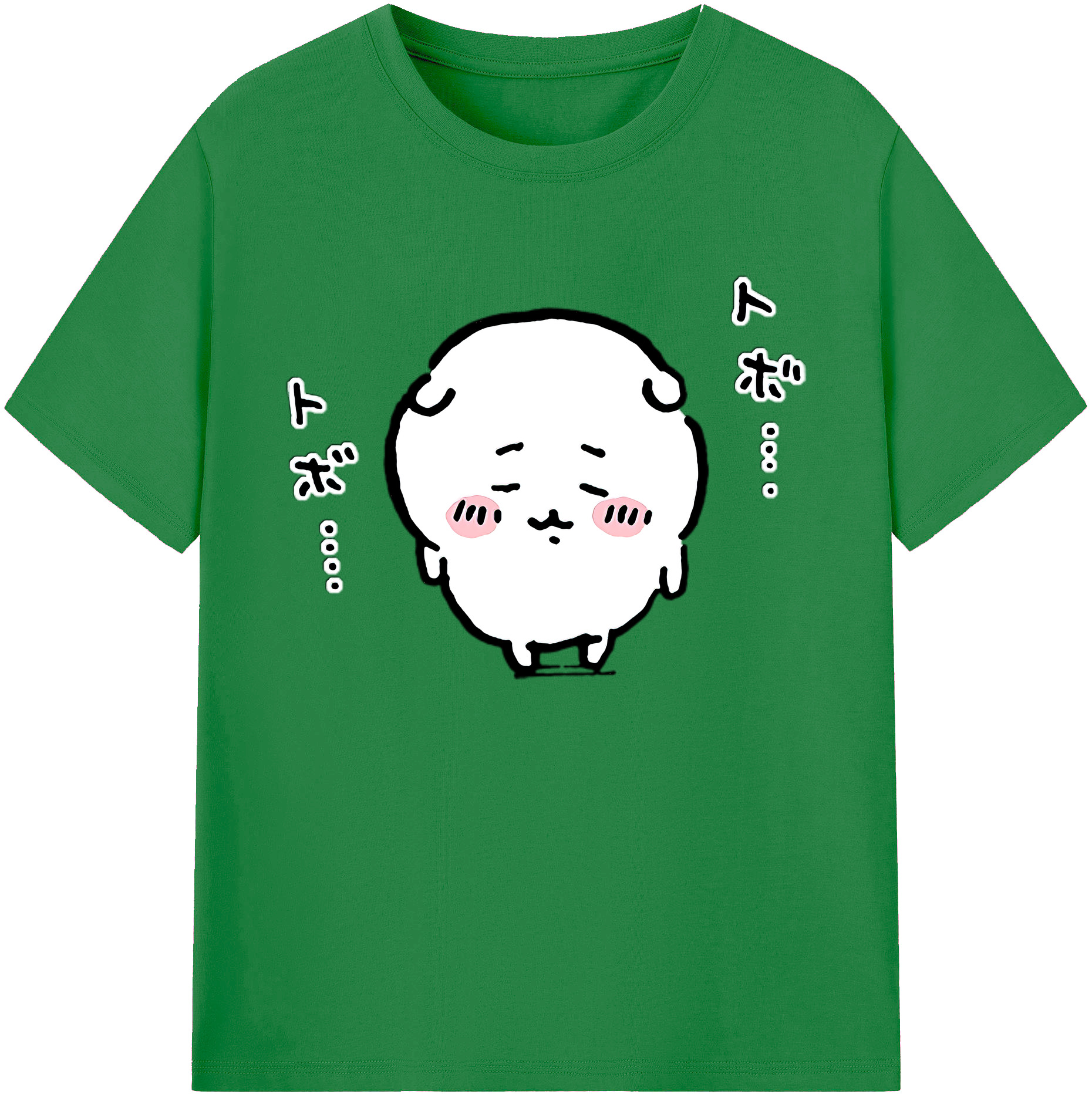 （画像用） ちいかわ ちいかわ Chii-kawa chiikawa 綿100％ メンズ半袖Tシャツ｜肌触りやわらか＆通気性
