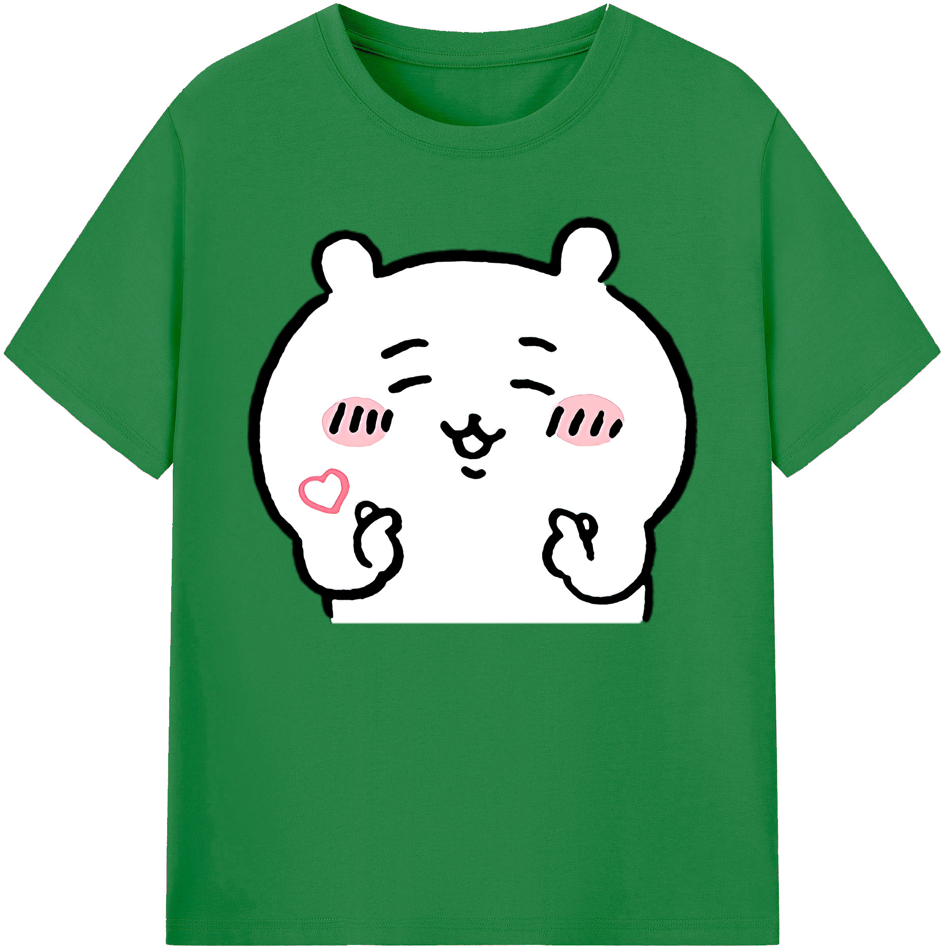 （画像用） ちいかわ ちいかわ Chii-kawa chiikawa 綿100％ メンズ半袖Tシャツ｜肌触りやわらか＆通気性