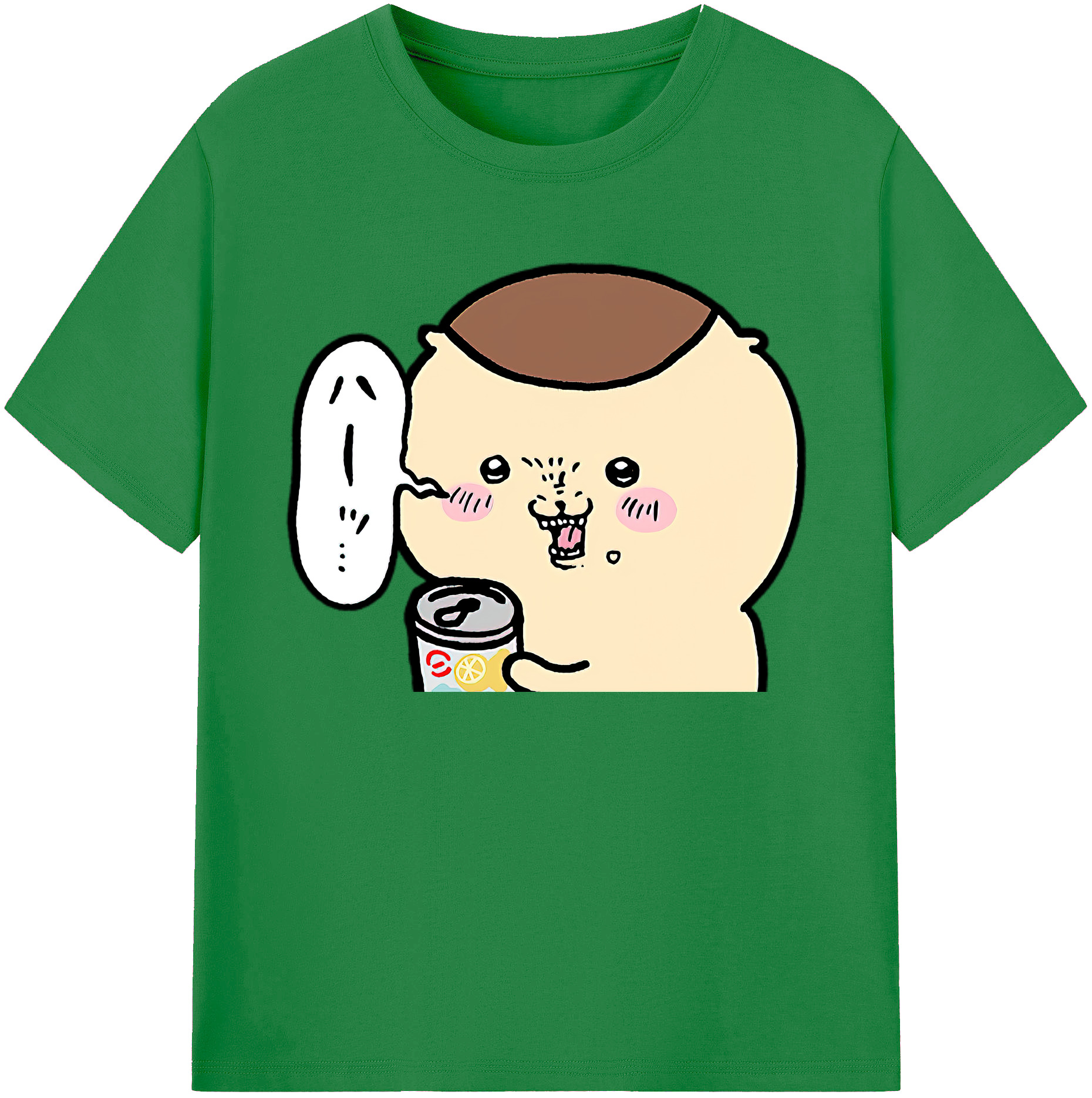 （画像用） ちいかわ くりまんじゅう Chii-kawa kuri manjū 綿100％ メンズ半袖Tシャツ｜肌触りやわらか＆通気性