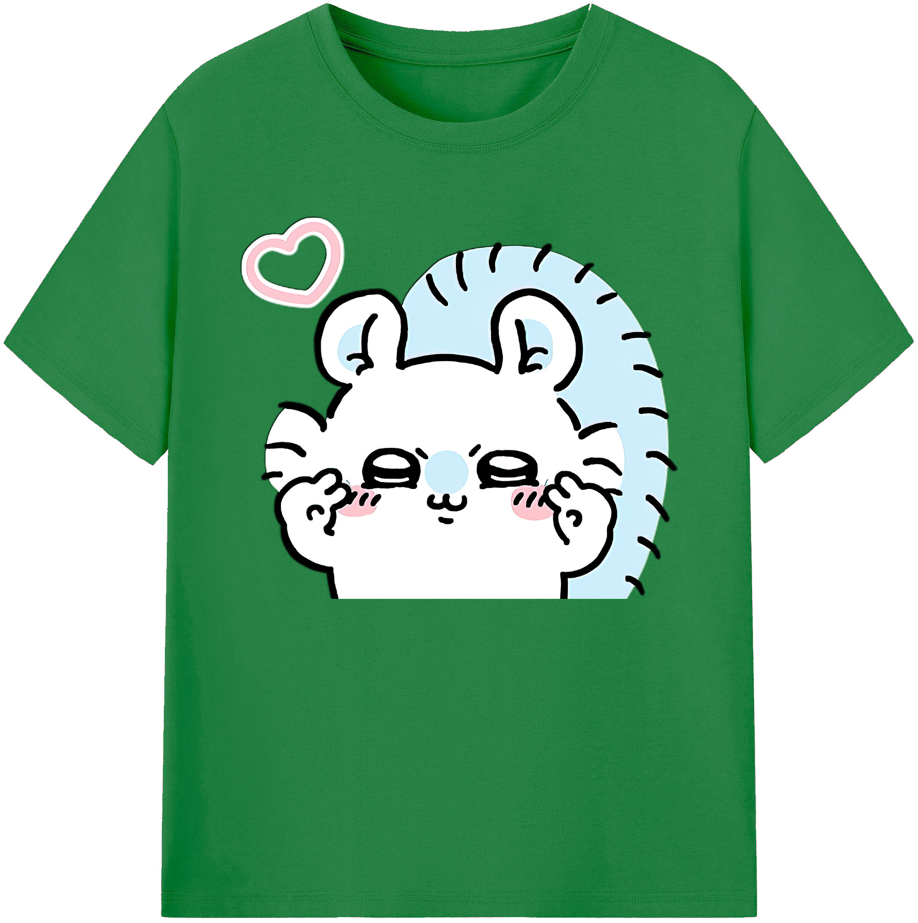 （画像用） ちいかわ モモンガ Chii-kawa Momonga 綿100％ メンズ半袖Tシャツ｜肌触りやわらか＆通気性