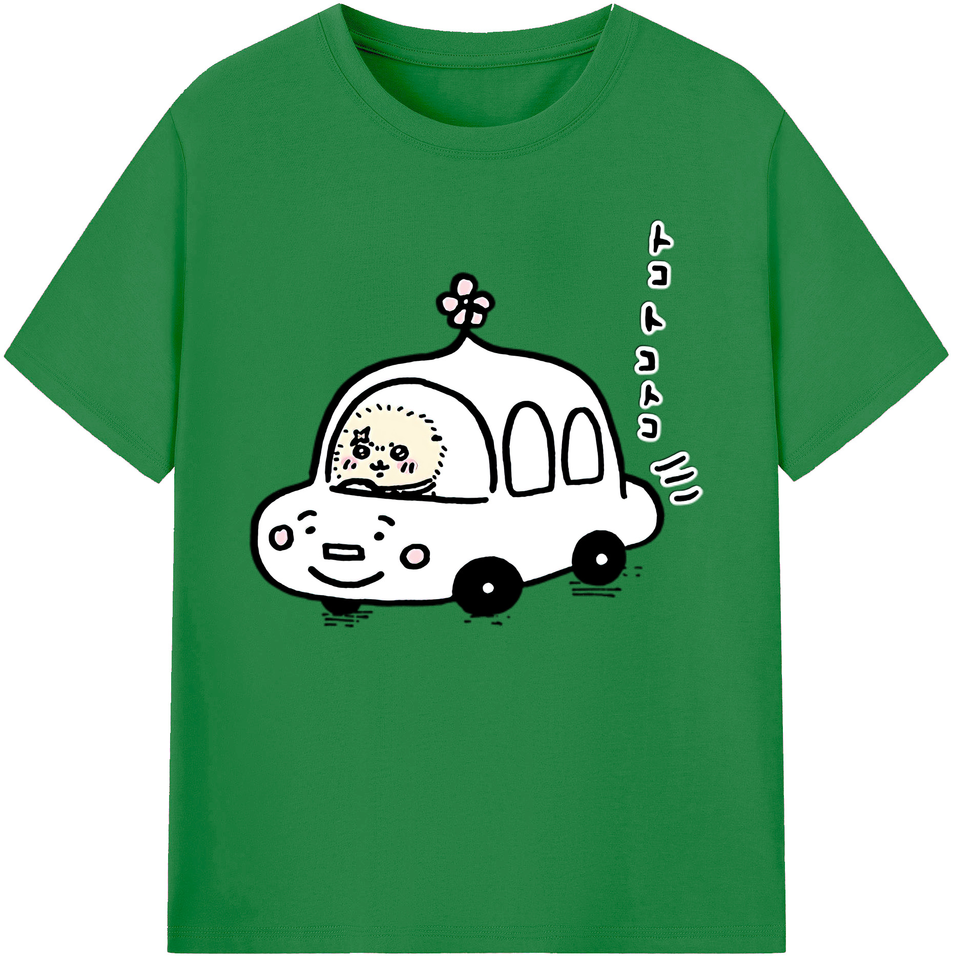 （画像用） ちいかわ ラッコ Chii-kawa Sea otter 綿100％ メンズ半袖Tシャツ｜肌触りやわらか＆通気性