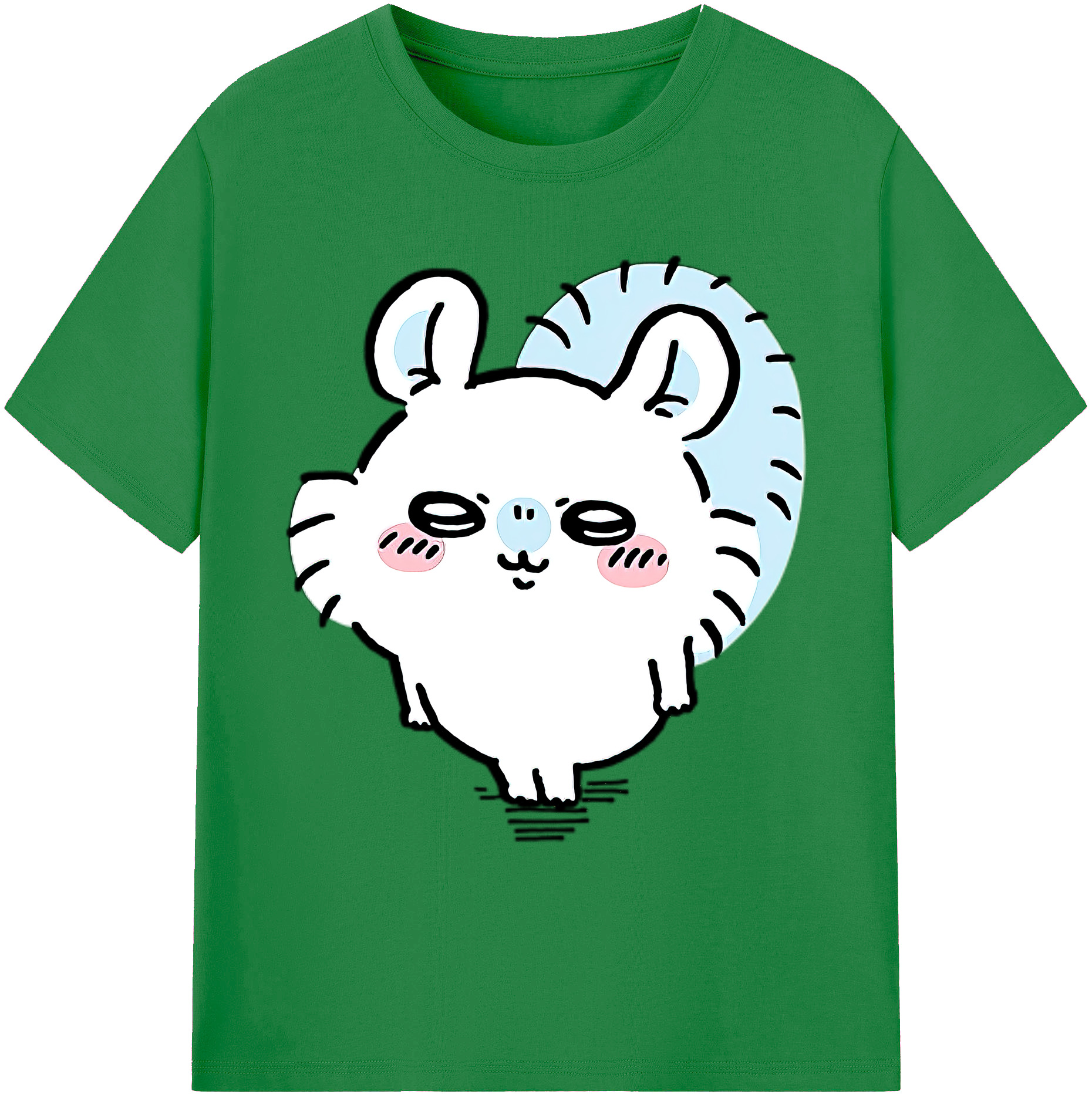 （画像用） ちいかわ モモンガ Chii-kawa Momonga 綿100％ メンズ半袖Tシャツ｜肌触りやわらか＆通気性