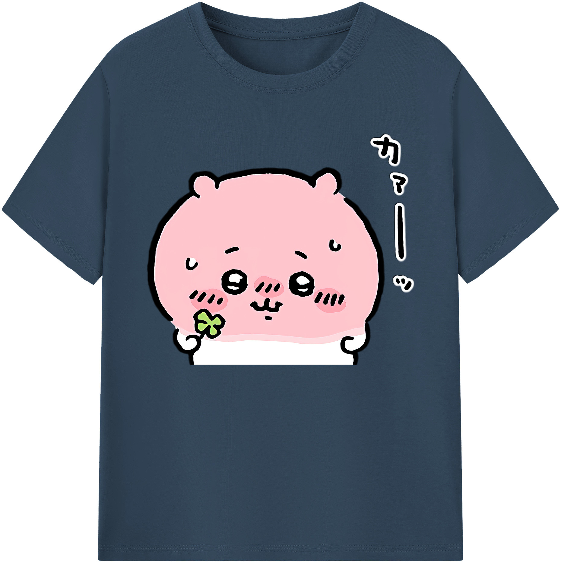 （画像用） ちいかわ ちいかわ Chii-kawa chiikawa 綿100％ メンズ半袖Tシャツ｜肌触りやわらか＆通気性