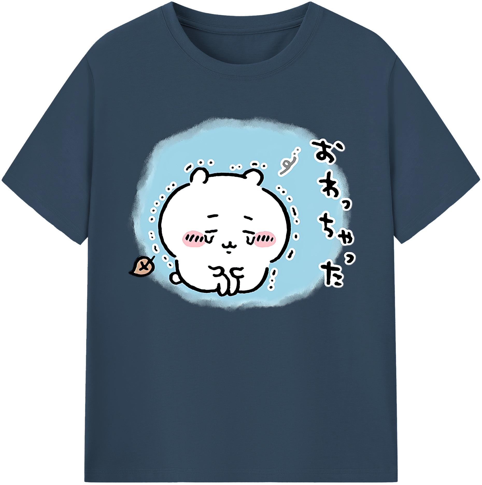 （画像用） ちいかわ ちいかわ Chii-kawa chiikawa 綿100％ メンズ半袖Tシャツ｜肌触りやわらか＆通気性