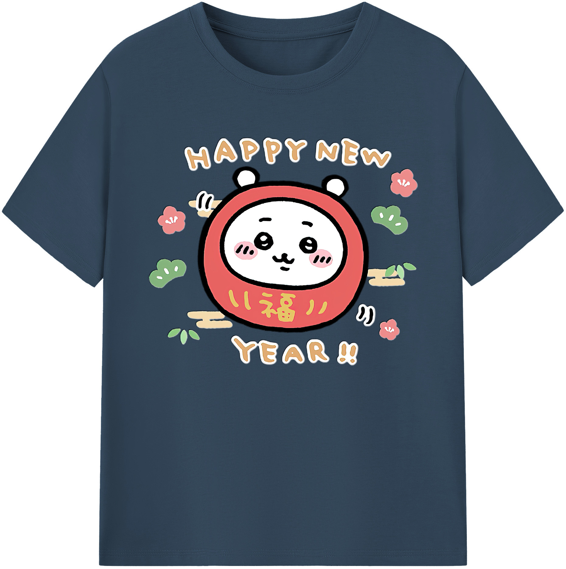 （画像用） ちいかわ ちいかわ Chii-kawa chiikawa 綿100％ メンズ半袖Tシャツ｜肌触りやわらか＆通気性