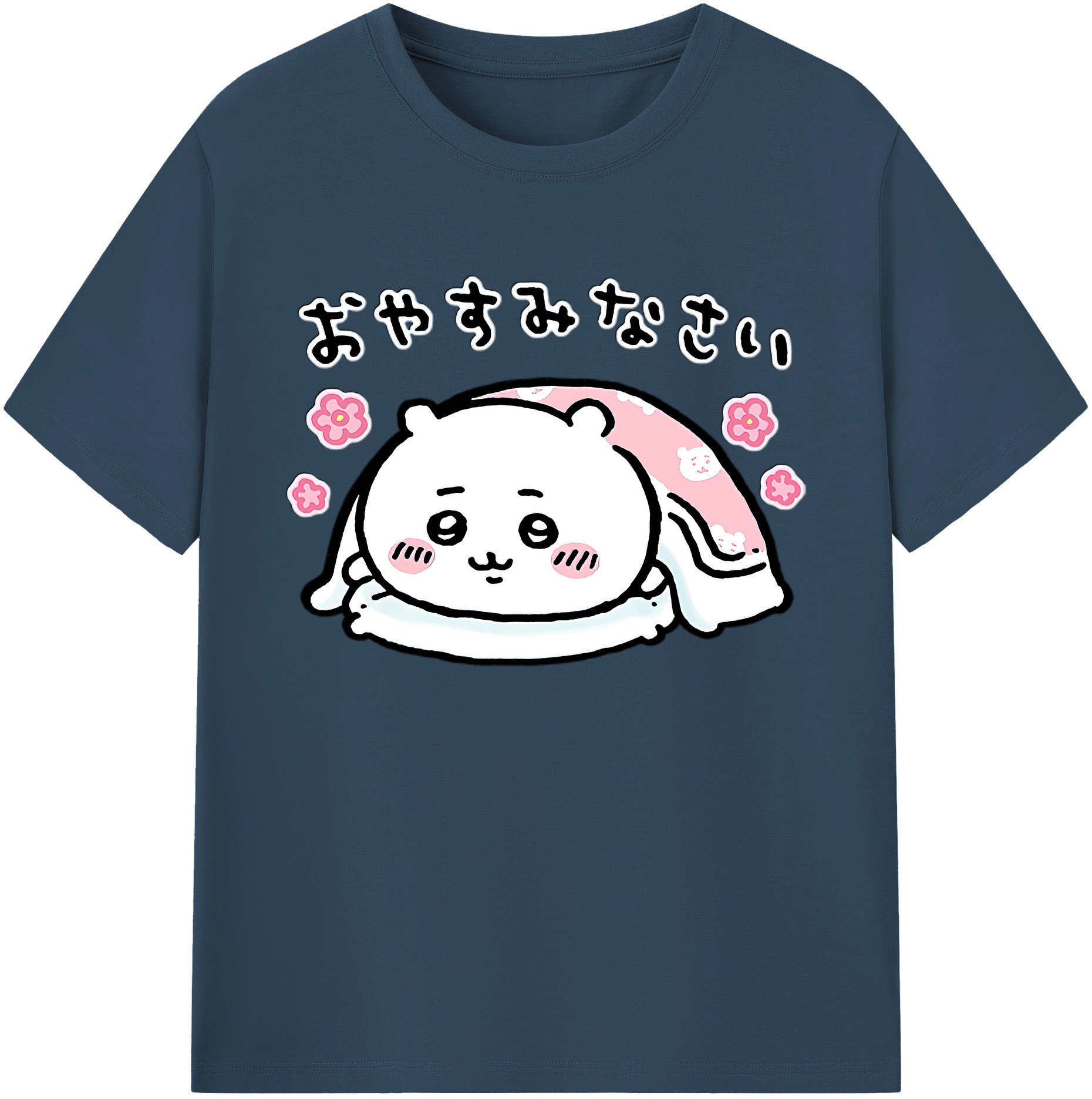 （画像用） ちいかわ ちいかわ Chii-kawa chiikawa 綿100％ メンズ半袖Tシャツ｜肌触りやわらか＆通気性