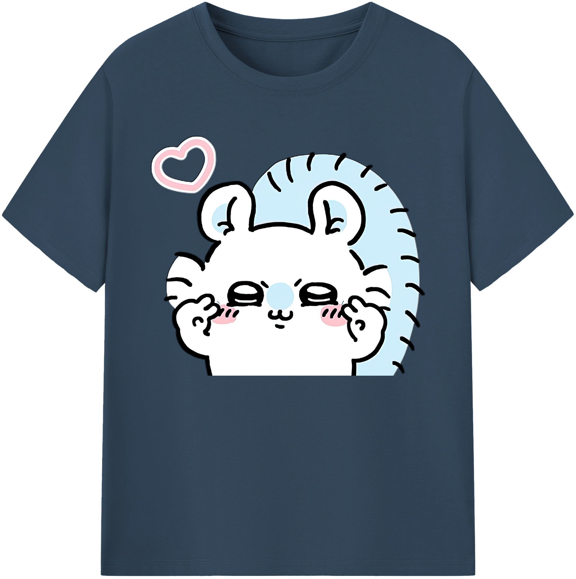 （画像用） ちいかわ モモンガ Chii-kawa Momonga 綿100％ メンズ半袖Tシャツ｜肌触りやわらか＆通気性