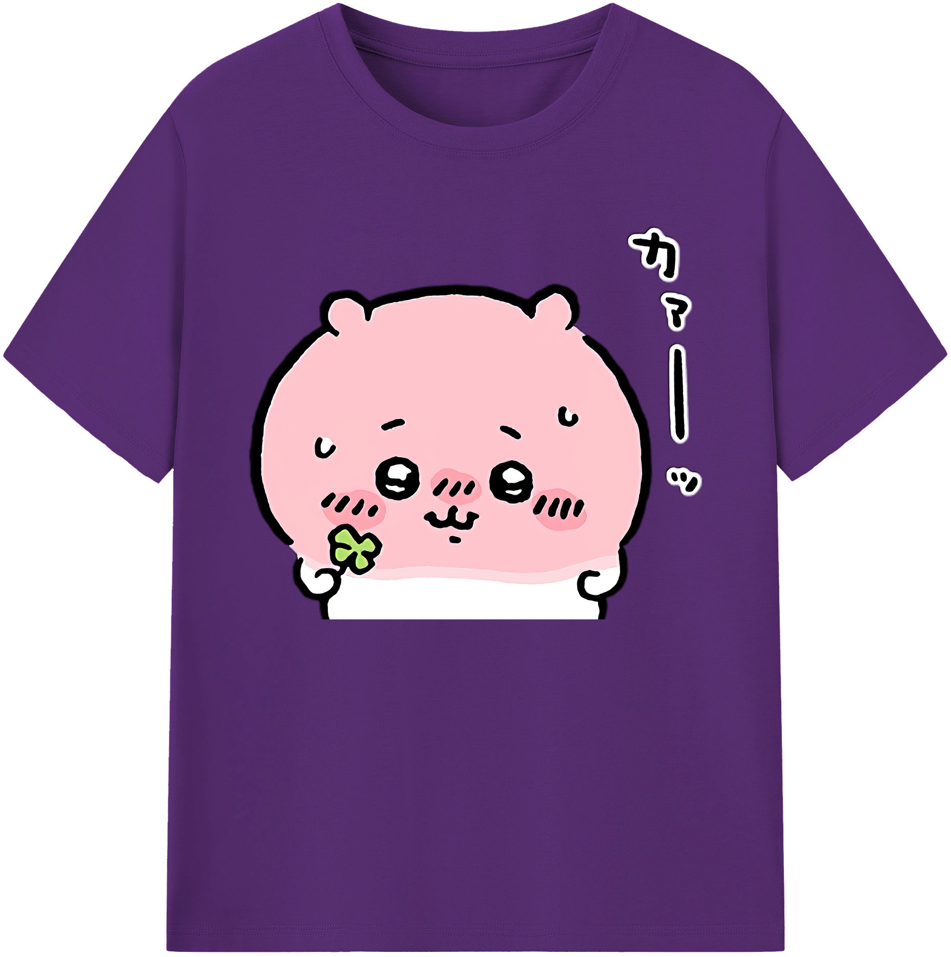 （画像用） ちいかわ ちいかわ Chii-kawa chiikawa 綿100％ メンズ半袖Tシャツ｜肌触りやわらか＆通気性