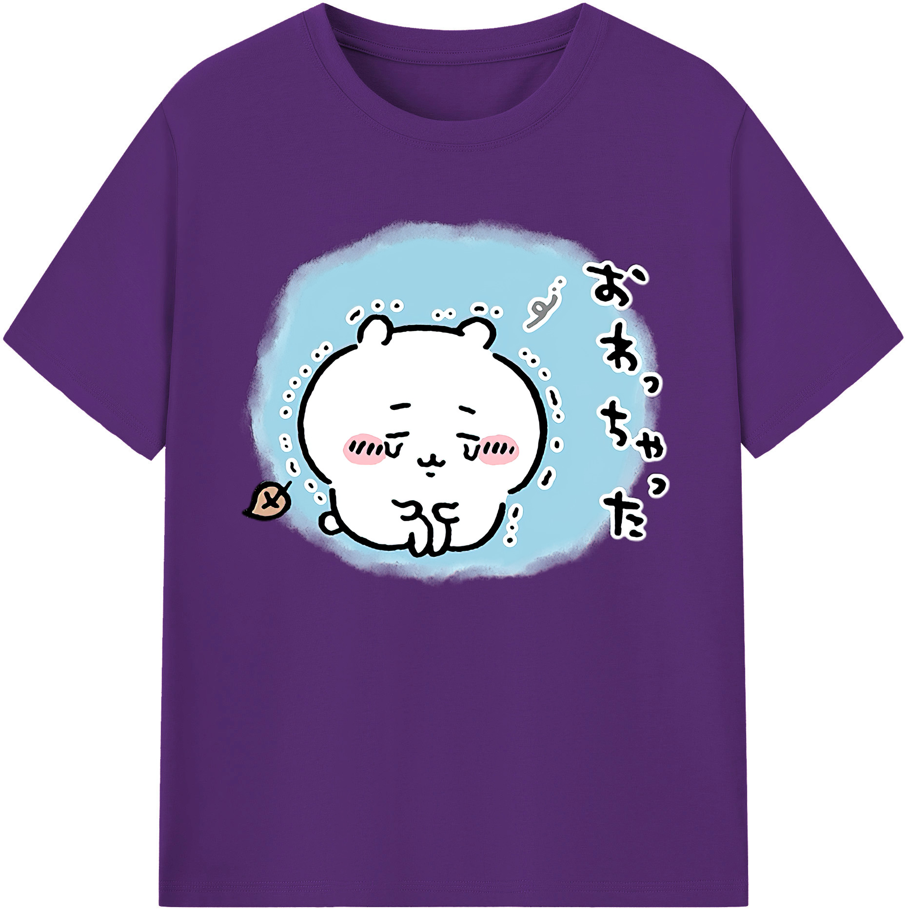（画像用） ちいかわ ちいかわ Chii-kawa chiikawa 綿100％ メンズ半袖Tシャツ｜肌触りやわらか＆通気性