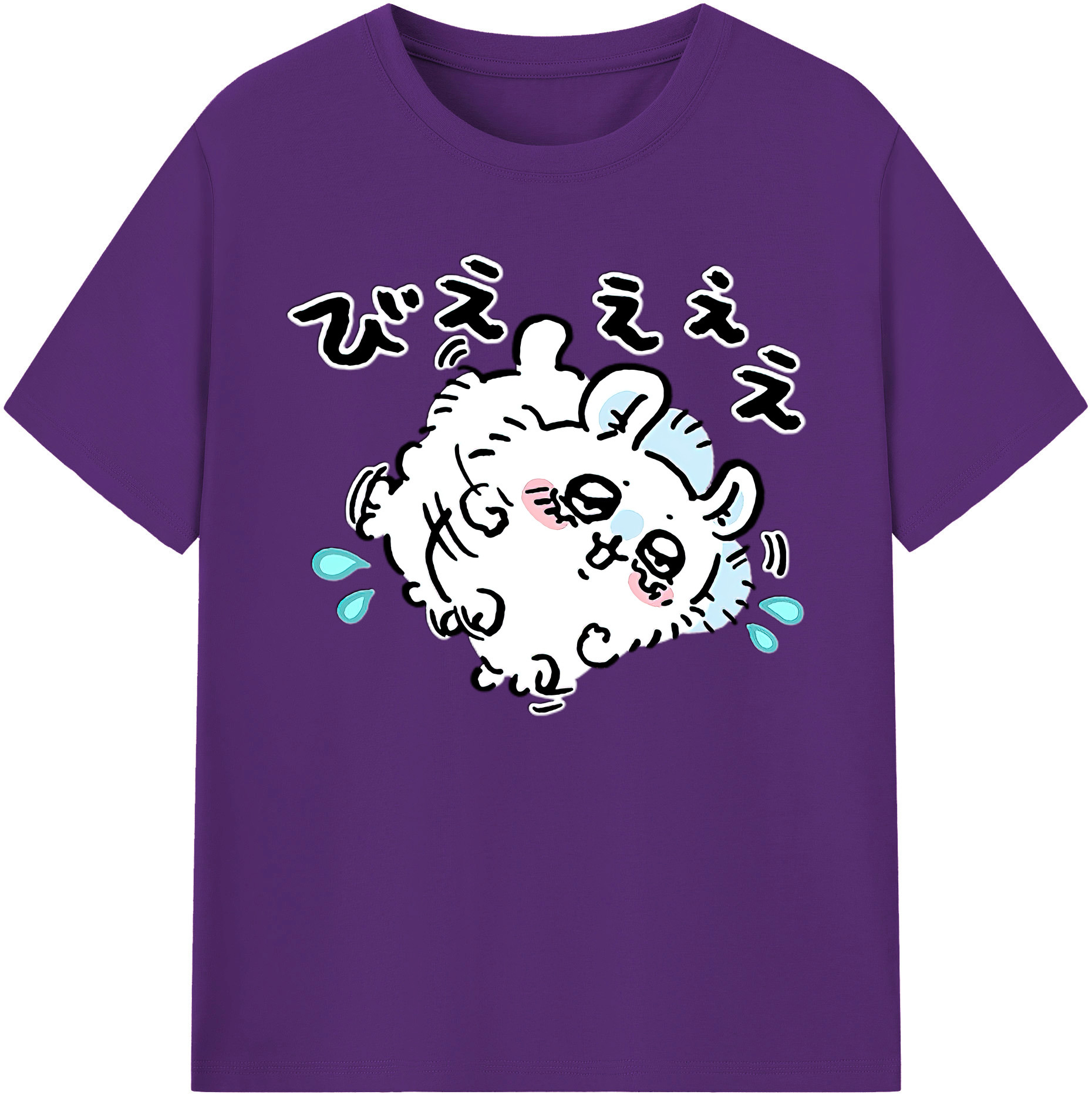 （画像用） ちいかわ モモンガ Chii-kawa Momonga 綿100％ メンズ半袖Tシャツ｜肌触りやわらか＆通気性