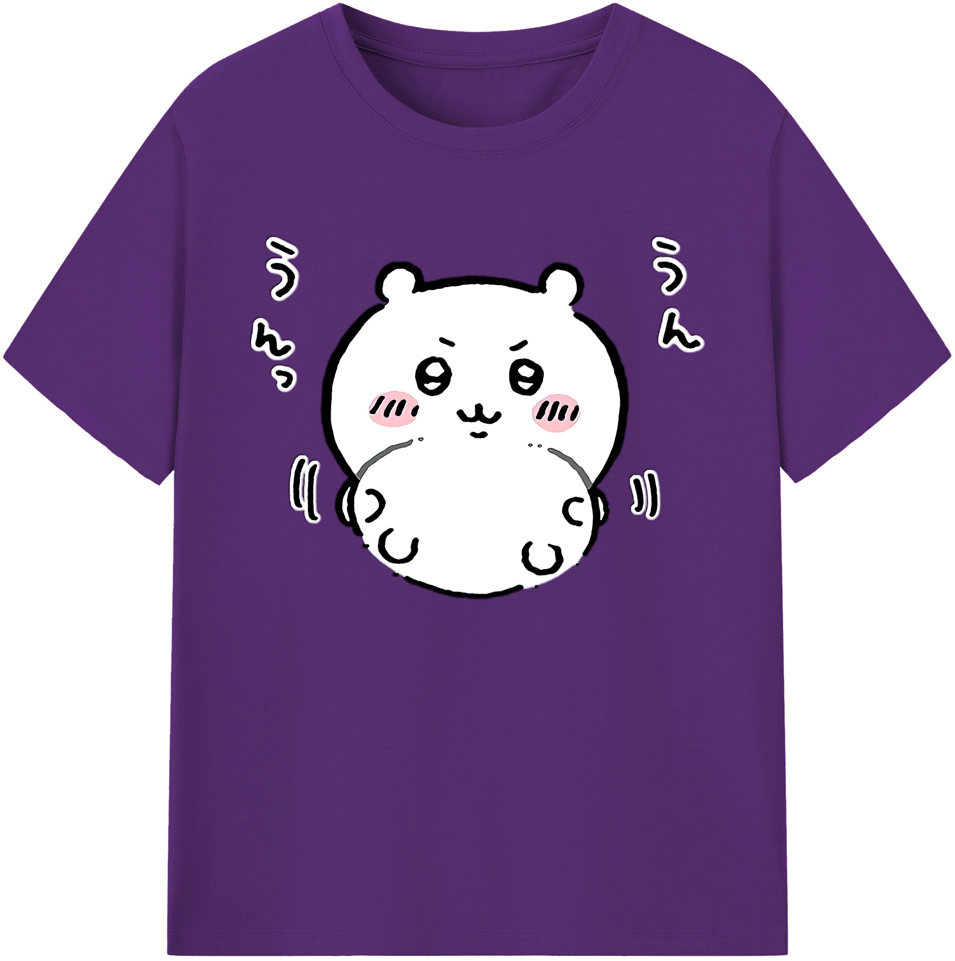 （画像用） ちいかわ ちいかわ Chii-kawa chiikawa 綿100％ メンズ半袖Tシャツ｜肌触りやわらか＆通気性