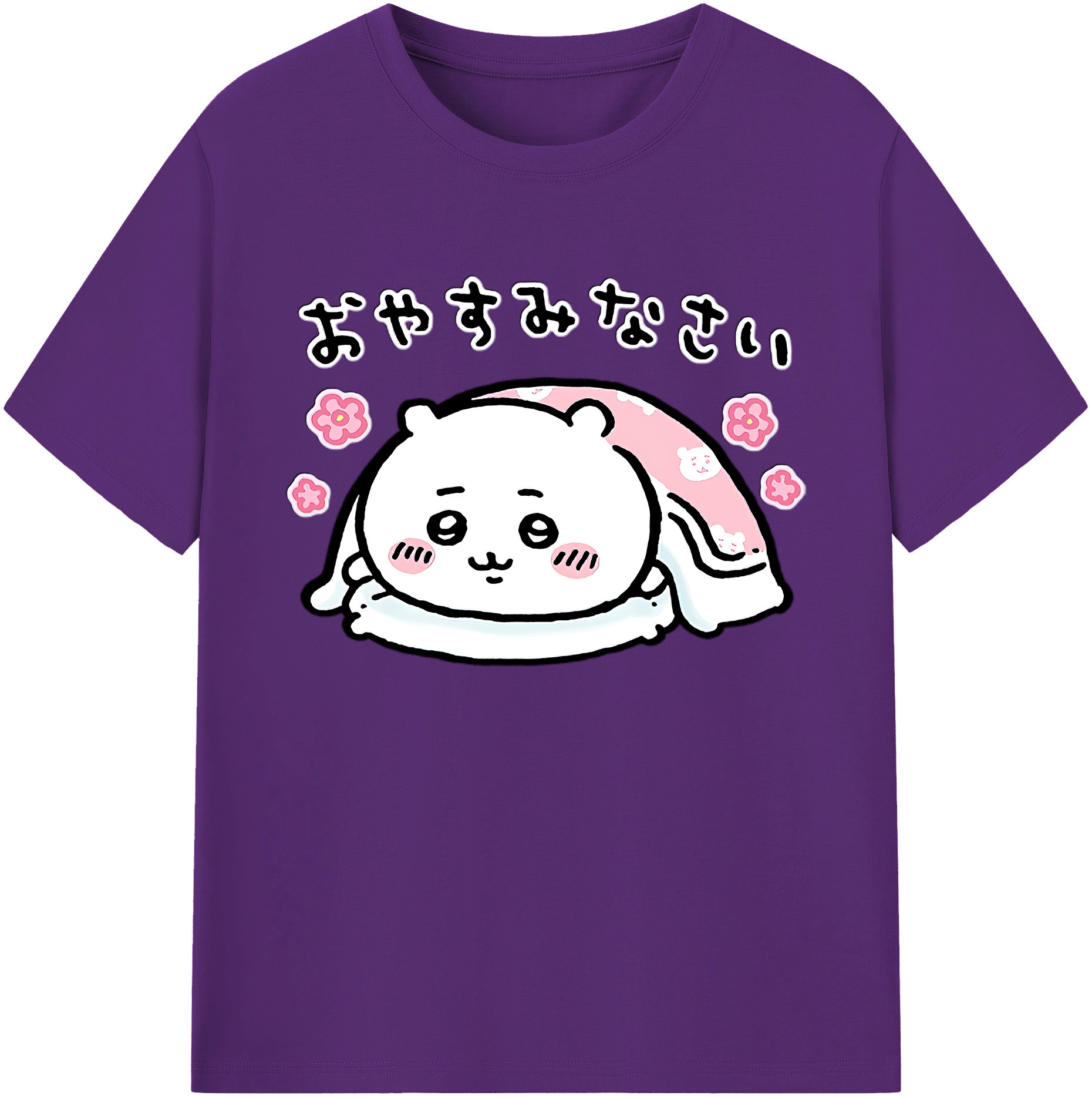 （画像用） ちいかわ ちいかわ Chii-kawa chiikawa 綿100％ メンズ半袖Tシャツ｜肌触りやわらか＆通気性