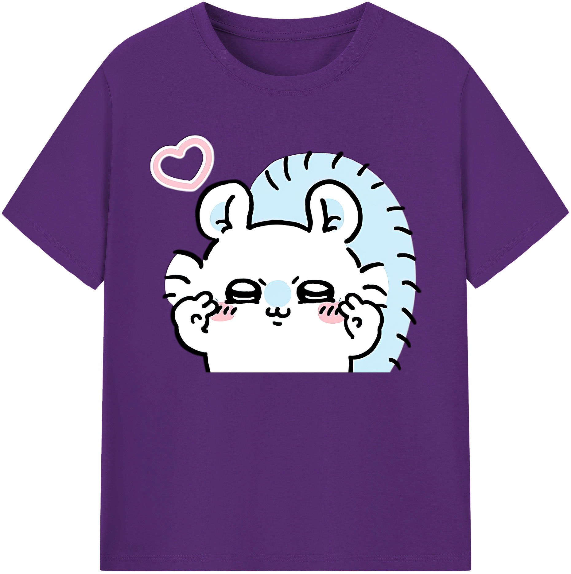 （画像用） ちいかわ モモンガ Chii-kawa Momonga 綿100％ メンズ半袖Tシャツ｜肌触りやわらか＆通気性