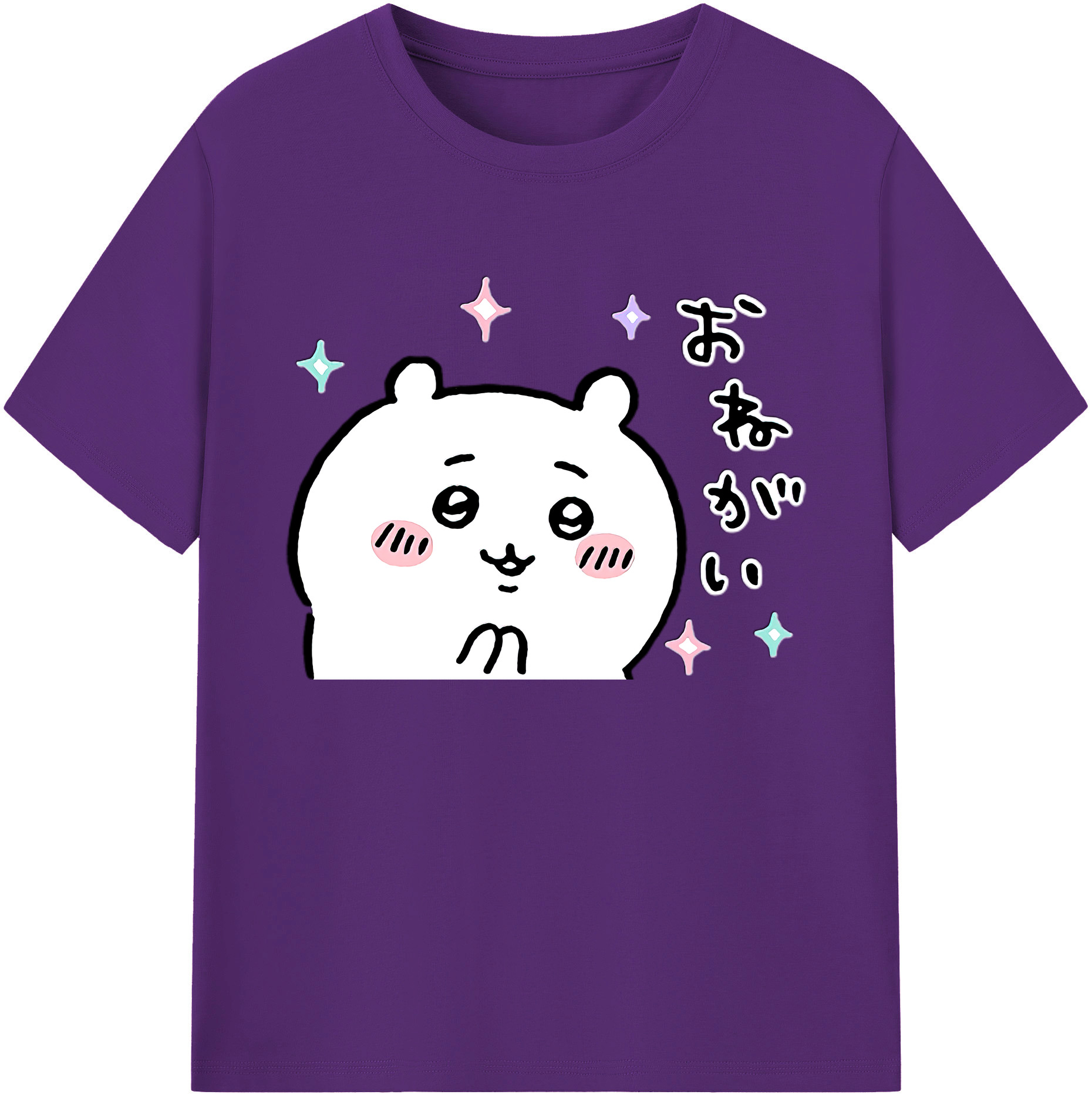 （画像用） ちいかわ ちいかわ Chii-kawa chiikawa 綿100％ メンズ半袖Tシャツ｜肌触りやわらか＆通気性