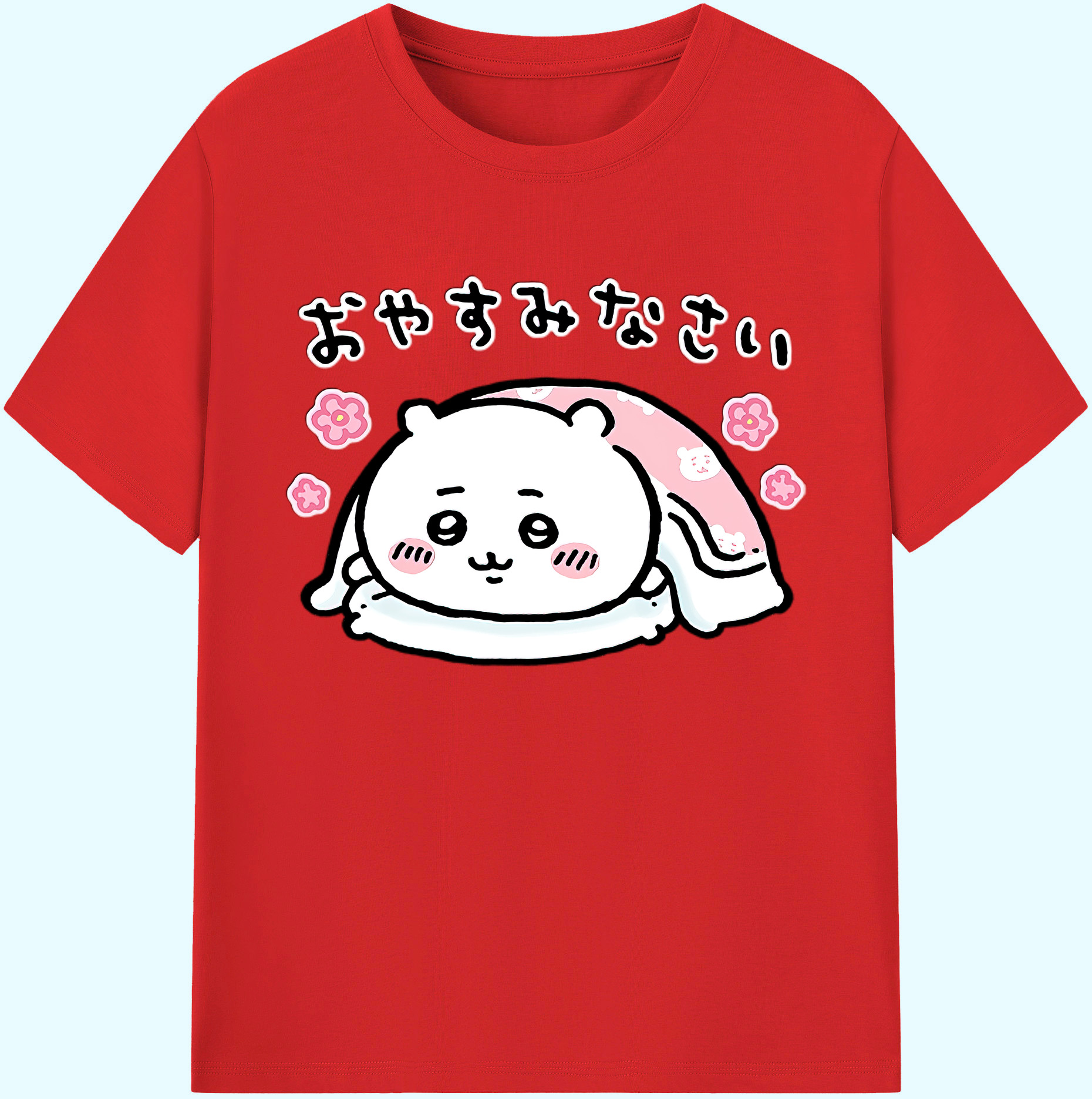 （画像用） ちいかわ ちいかわ Chii-kawa chiikawa 綿100％ メンズ半袖Tシャツ｜肌触りやわらか＆通気性