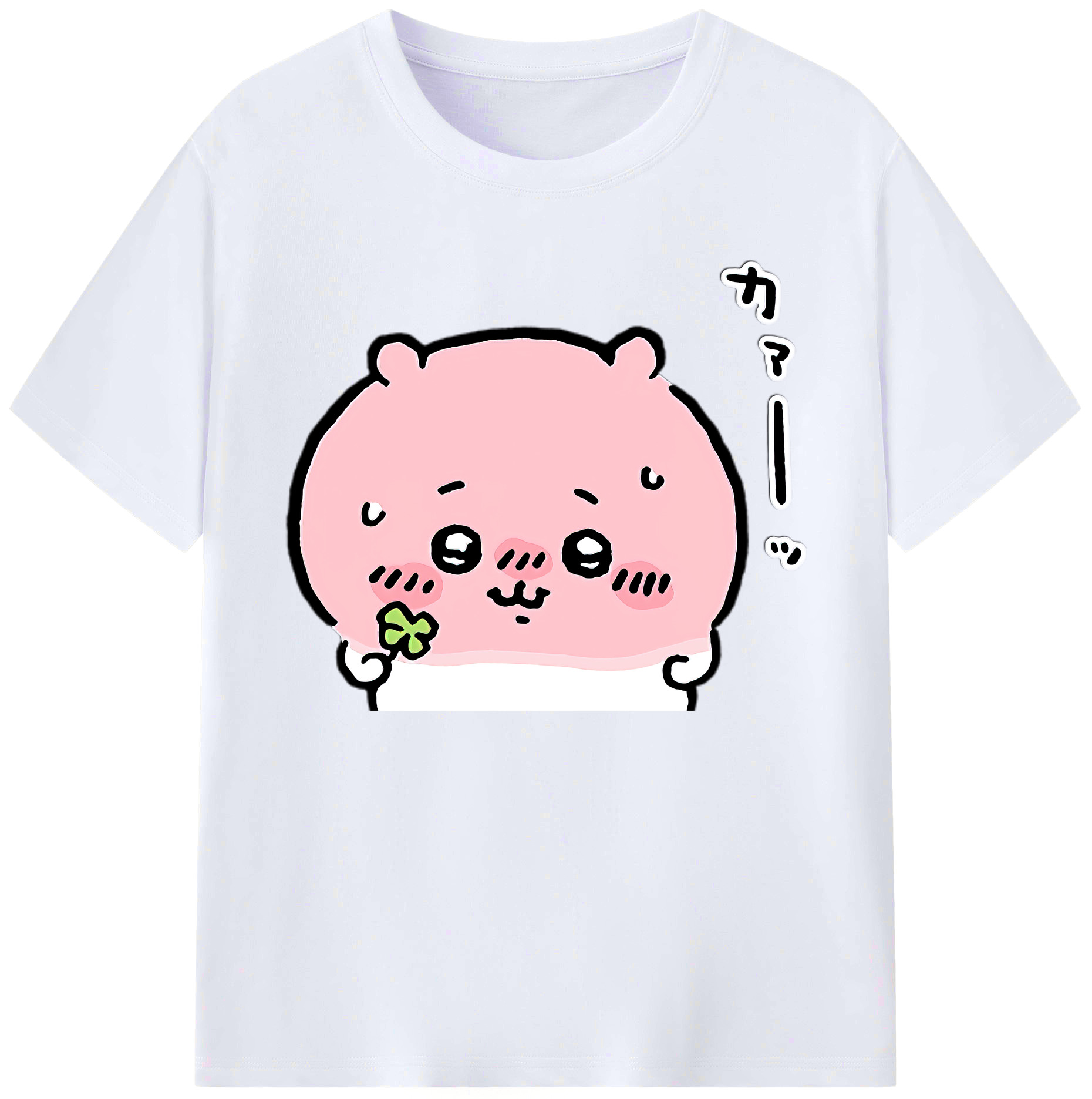 （画像用） ちいかわ ちいかわ Chii-kawa chiikawa 綿100％ メンズ半袖Tシャツ｜肌触りやわらか＆通気性