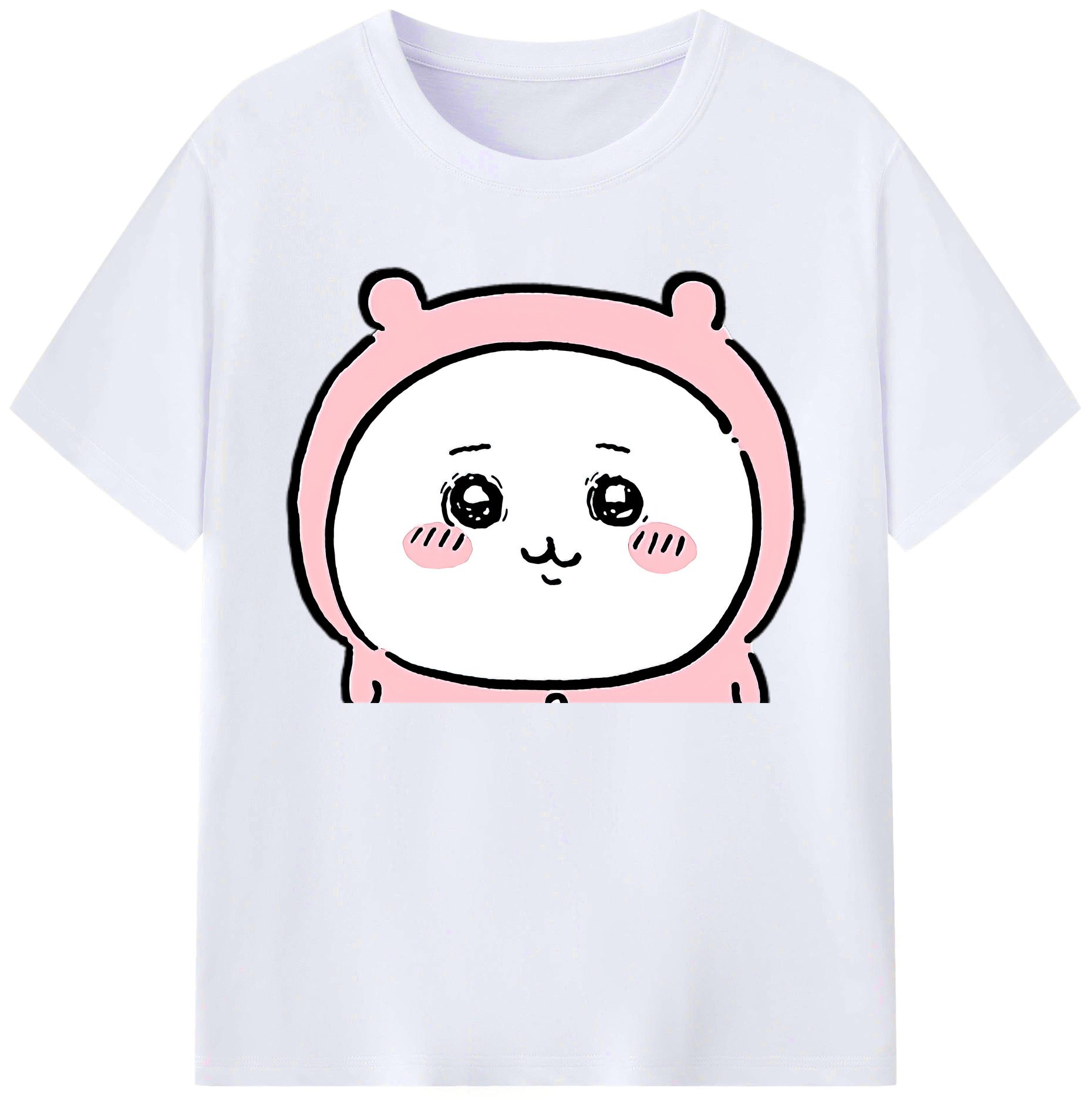 （画像用） ちいかわ ちいかわ Chii-kawa chiikawa 綿100％ メンズ半袖Tシャツ｜肌触りやわらか＆通気性