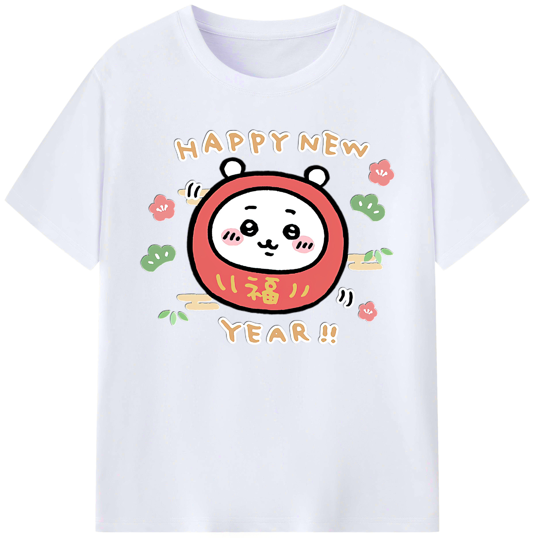 （画像用） ちいかわ ちいかわ Chii-kawa chiikawa 綿100％ メンズ半袖Tシャツ｜肌触りやわらか＆通気性