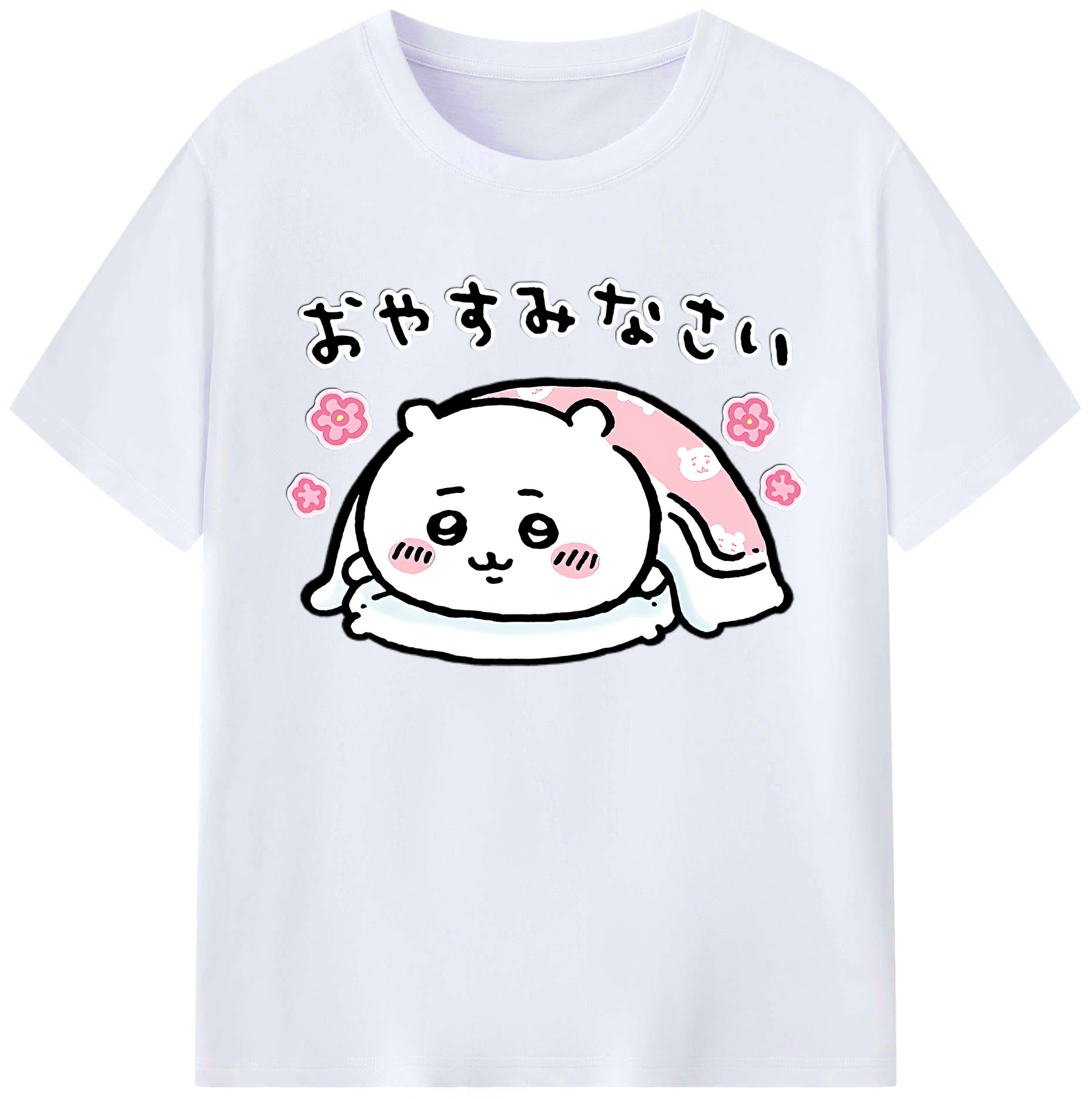（画像用） ちいかわ ちいかわ Chii-kawa chiikawa 綿100％ メンズ半袖Tシャツ｜肌触りやわらか＆通気性