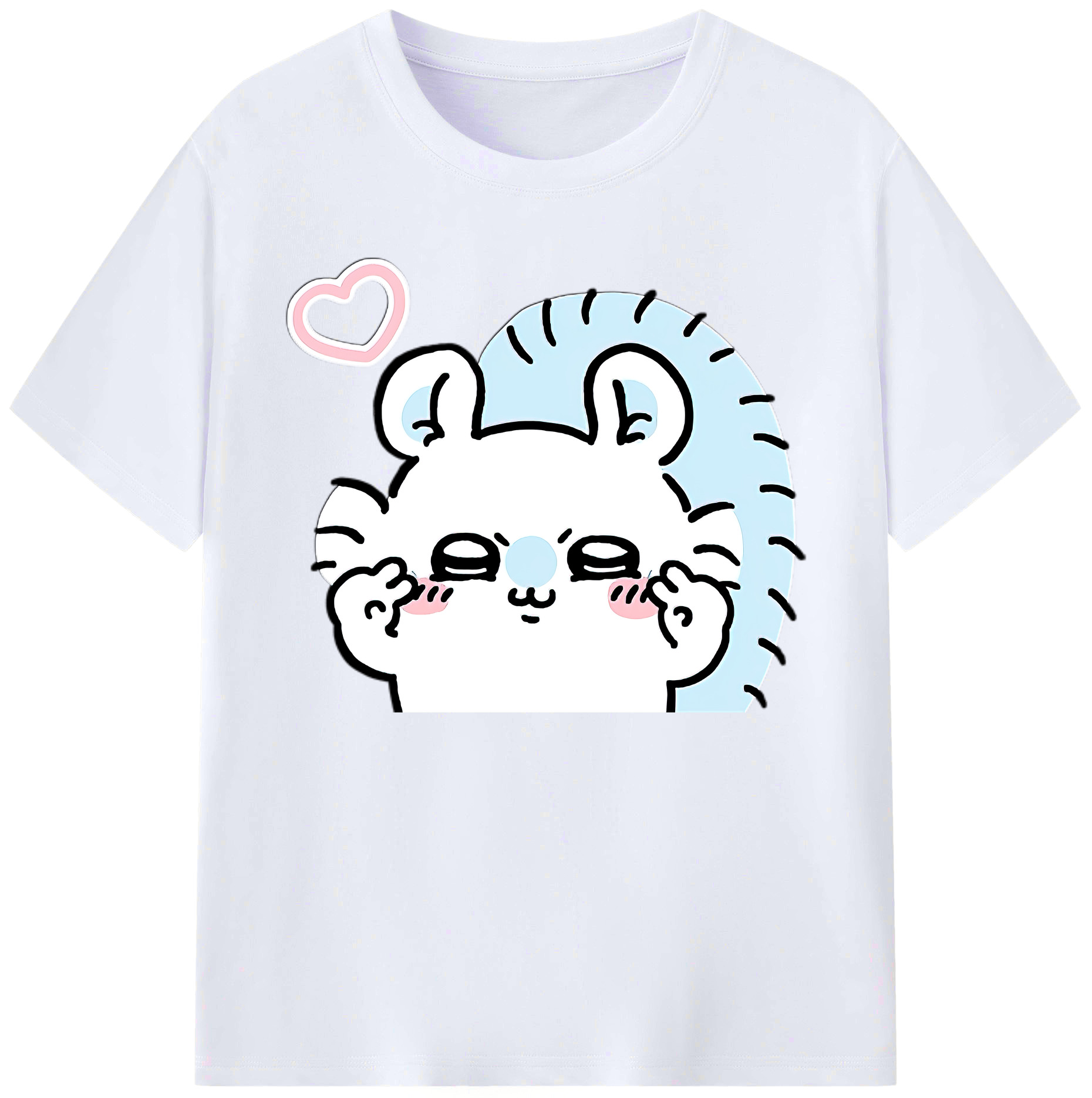 （画像用） ちいかわ モモンガ Chii-kawa Momonga 綿100％ メンズ半袖Tシャツ｜肌触りやわらか＆通気性