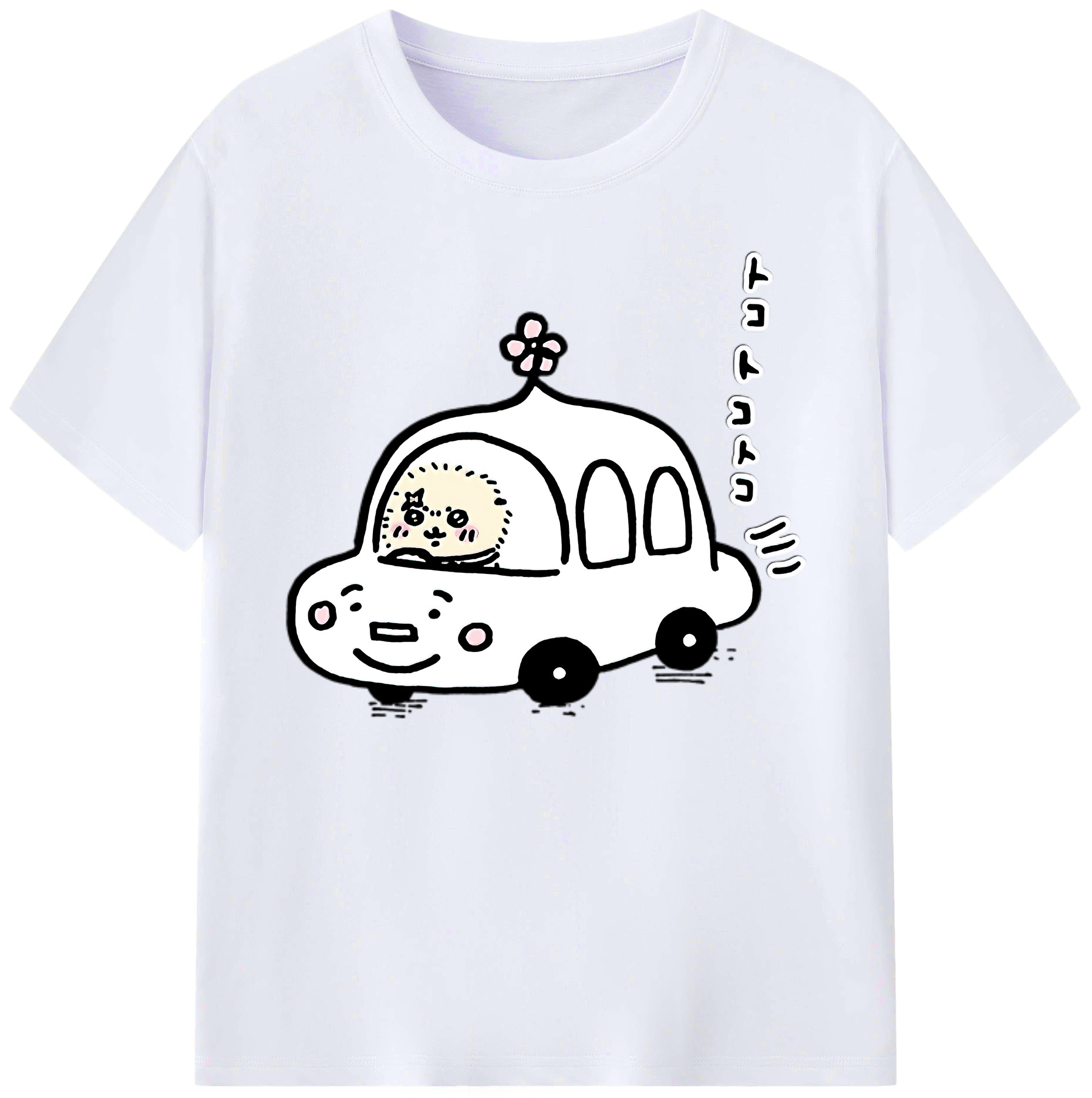 （画像用） ちいかわ ラッコ Chii-kawa Sea otter 綿100％ メンズ半袖Tシャツ｜肌触りやわらか＆通気性