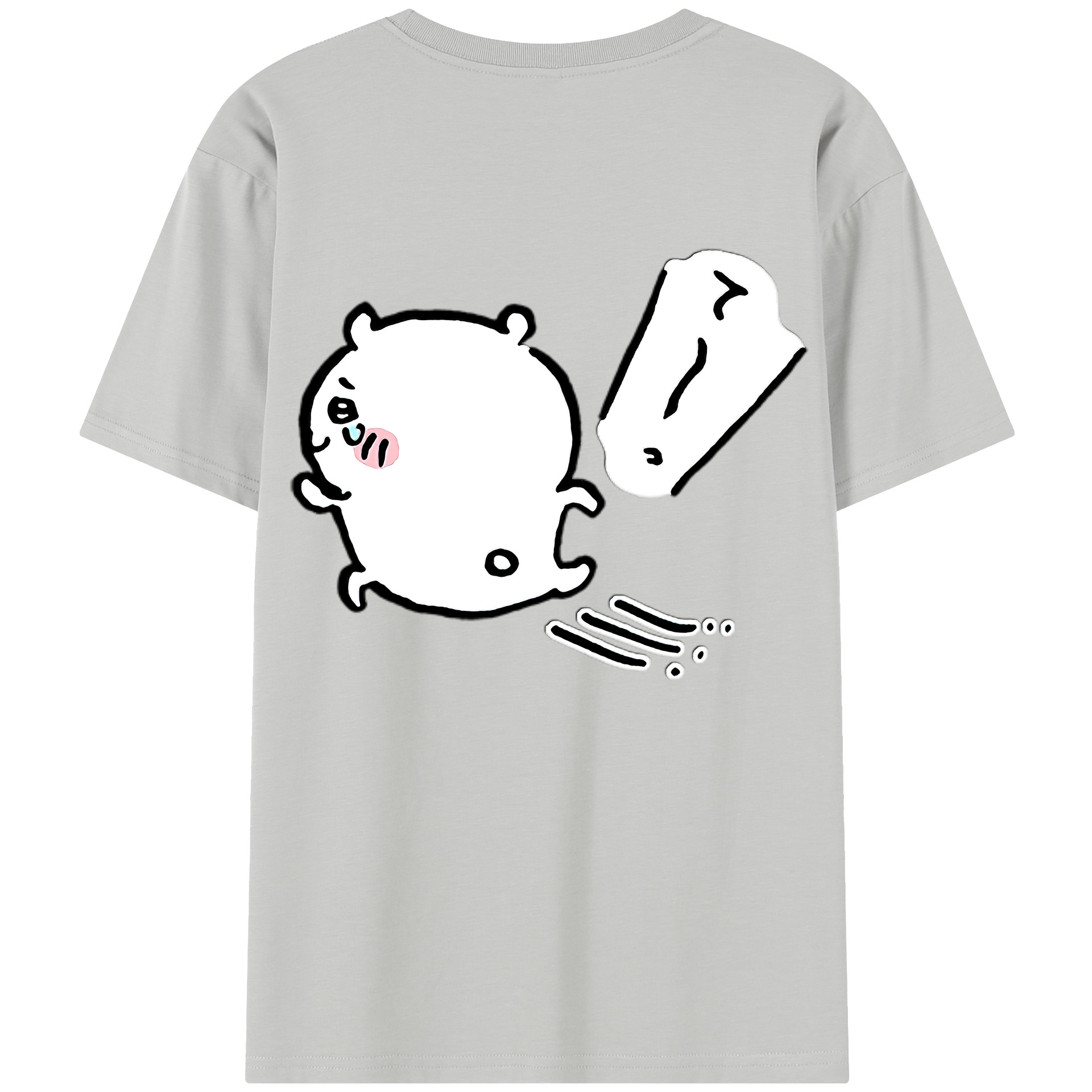 （画像用） ちいかわ ちいかわ Chii-kawa chiikawa レディース半袖Tシャツ(バックプリント)