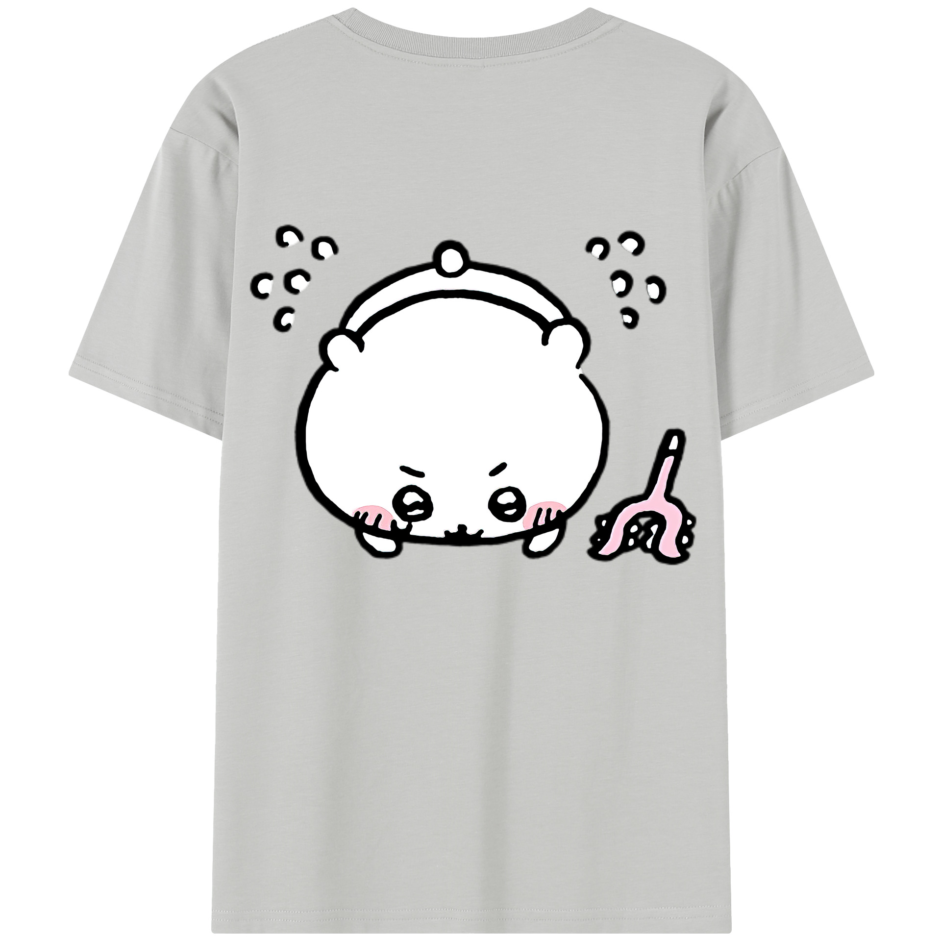 （画像用） ちいかわ ちいかわ Chii-kawa chiikawa レディース半袖Tシャツ(バックプリント)