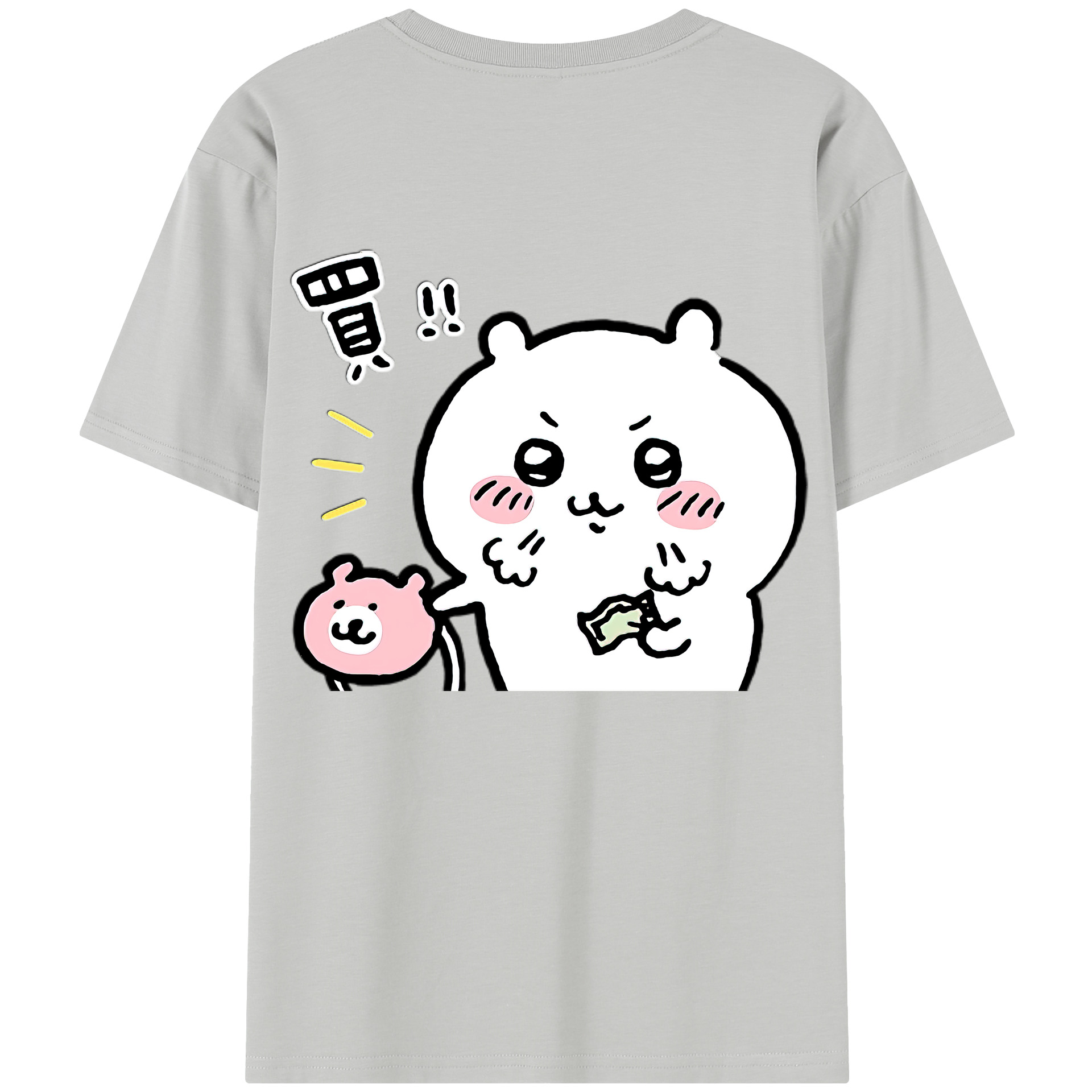 （画像用） ちいかわ ちいかわ Chii-kawa chiikawa レディース半袖Tシャツ(バックプリント)