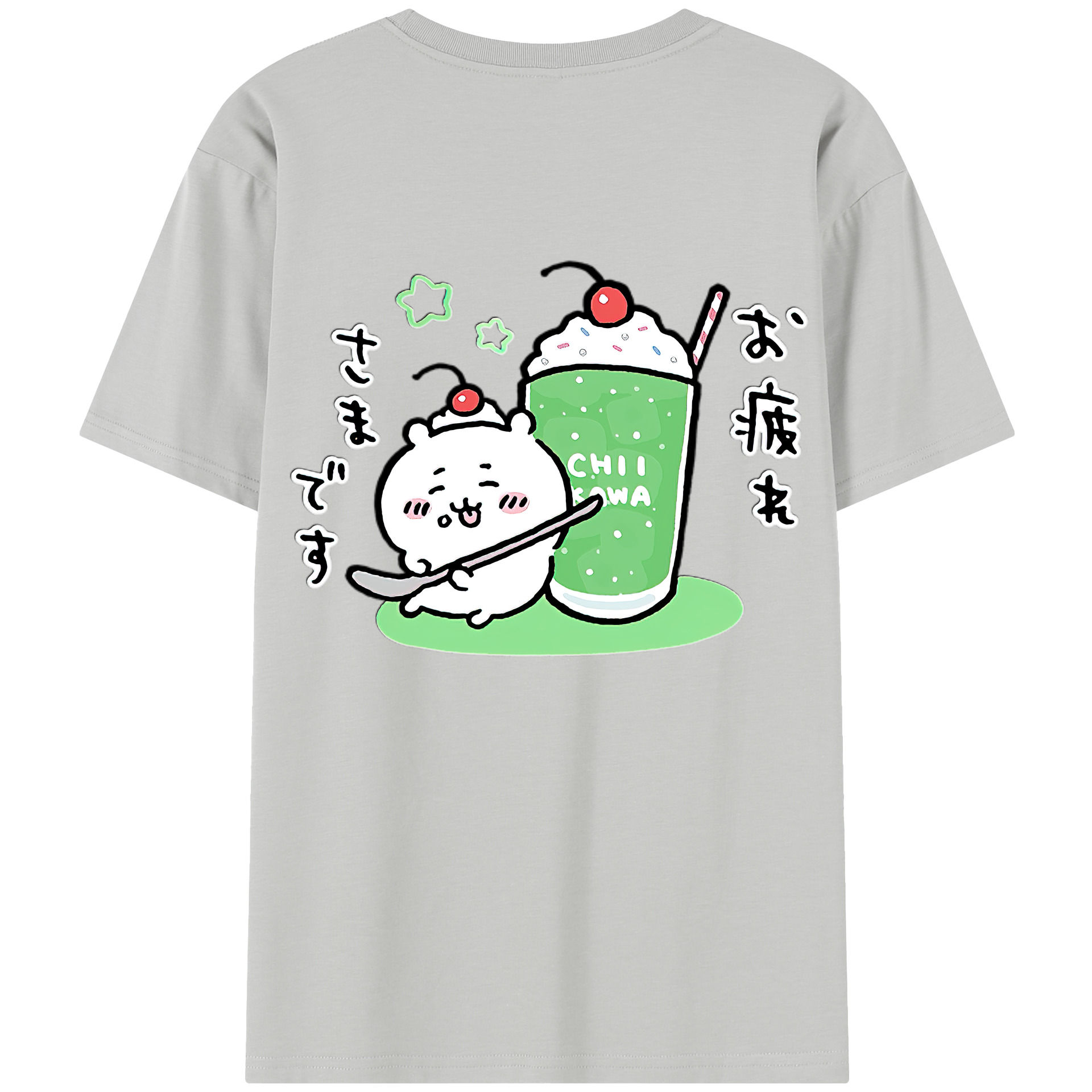 （画像用） ちいかわ ちいかわ Chii-kawa chiikawa レディース半袖Tシャツ(バックプリント)