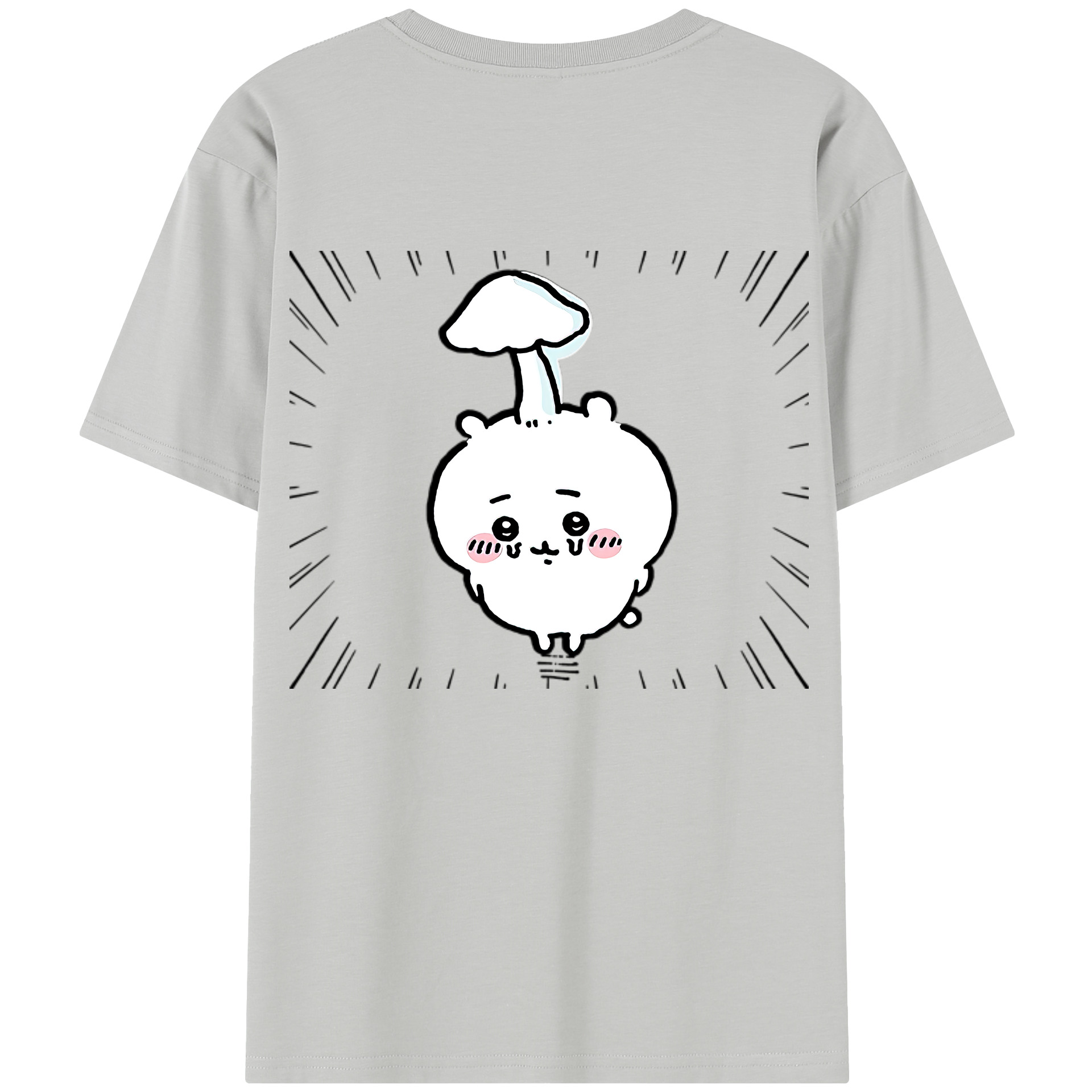 （画像用） ちいかわ ちいかわ Chii-kawa chiikawa レディース半袖Tシャツ(バックプリント)
