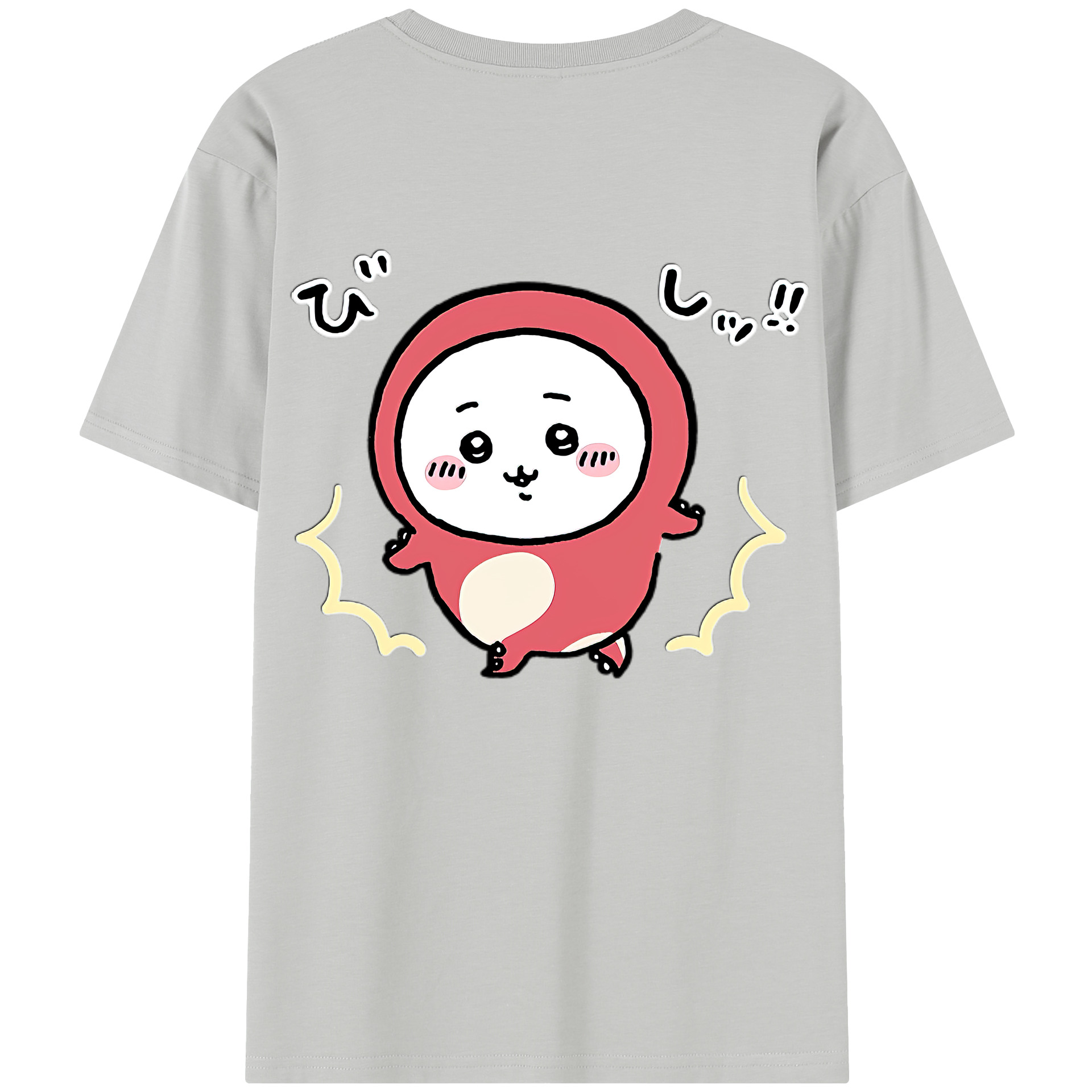 （画像用） ちいかわ ちいかわ Chii-kawa chiikawa レディース半袖Tシャツ(バックプリント)