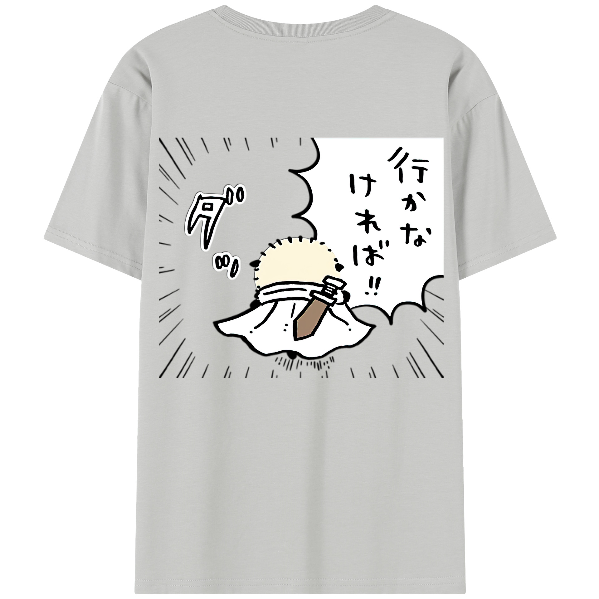 （画像用） ちいかわ ラッコ Chii-kawa Sea otter レディース半袖Tシャツ(バックプリント)