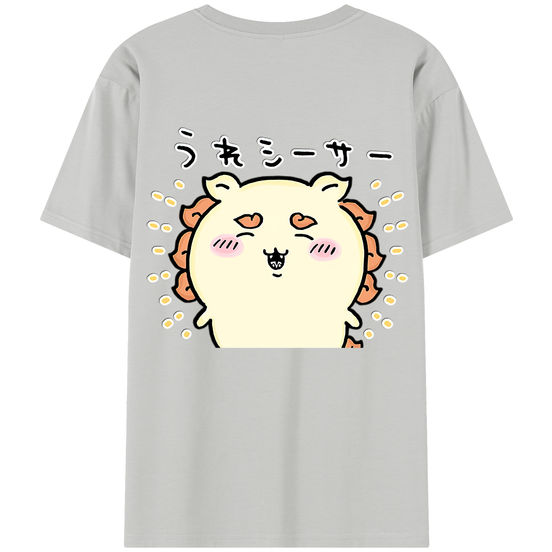 （画像用） ちいかわ シーサー Chii-kawa Shisa レディース半袖Tシャツ(バックプリント)