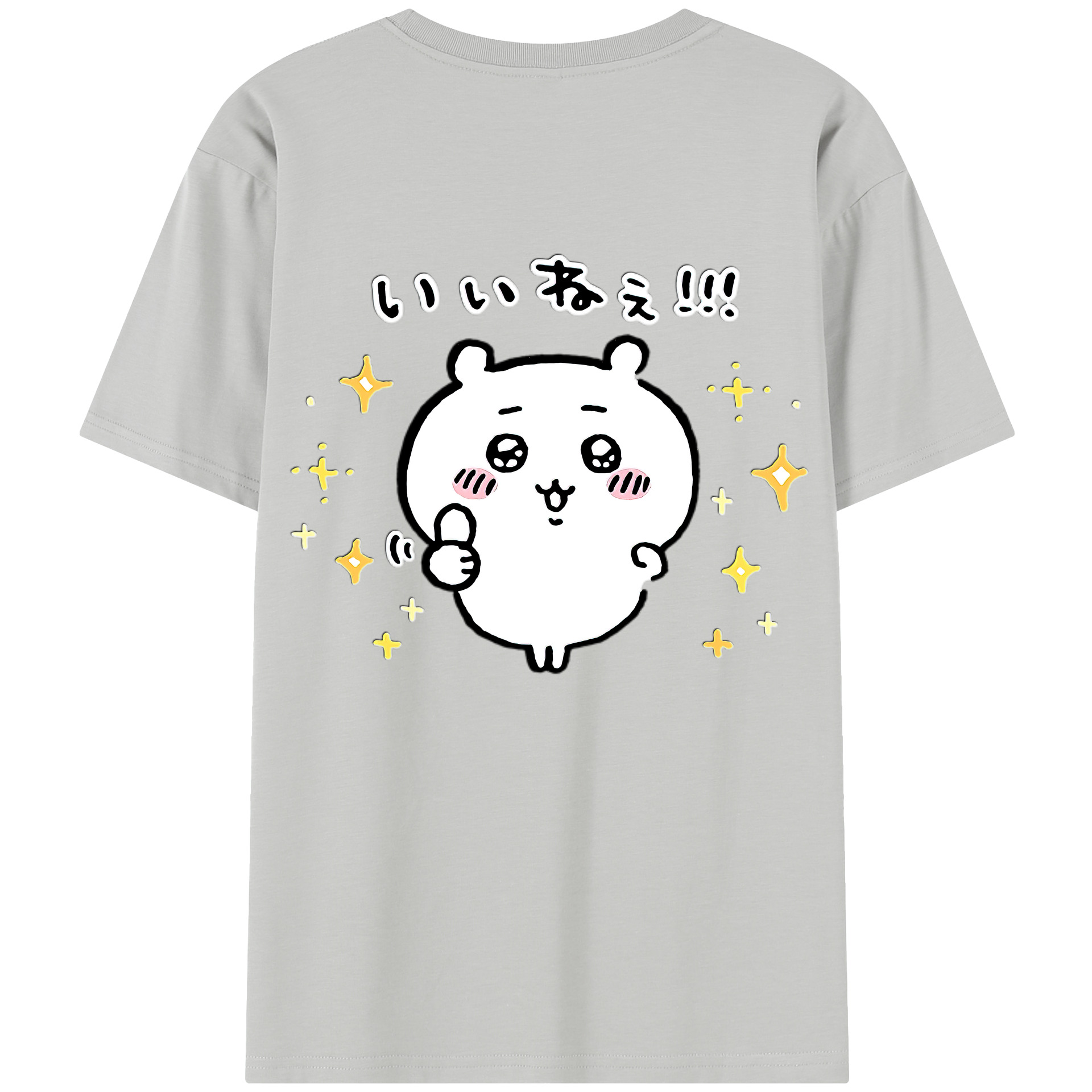 （画像用） ちいかわ ちいかわ Chii-kawa chiikawa レディース半袖Tシャツ(バックプリント)