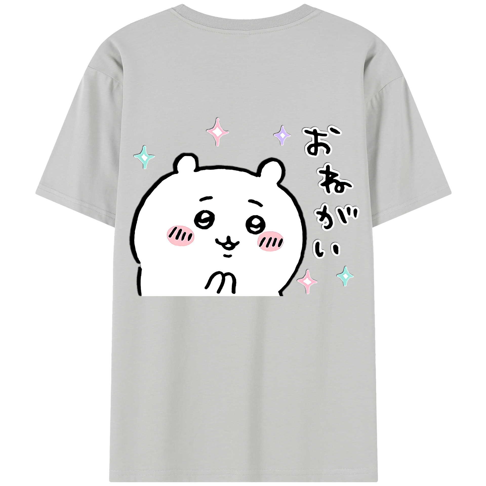 （画像用） ちいかわ ちいかわ Chii-kawa chiikawa レディース半袖Tシャツ(バックプリント)