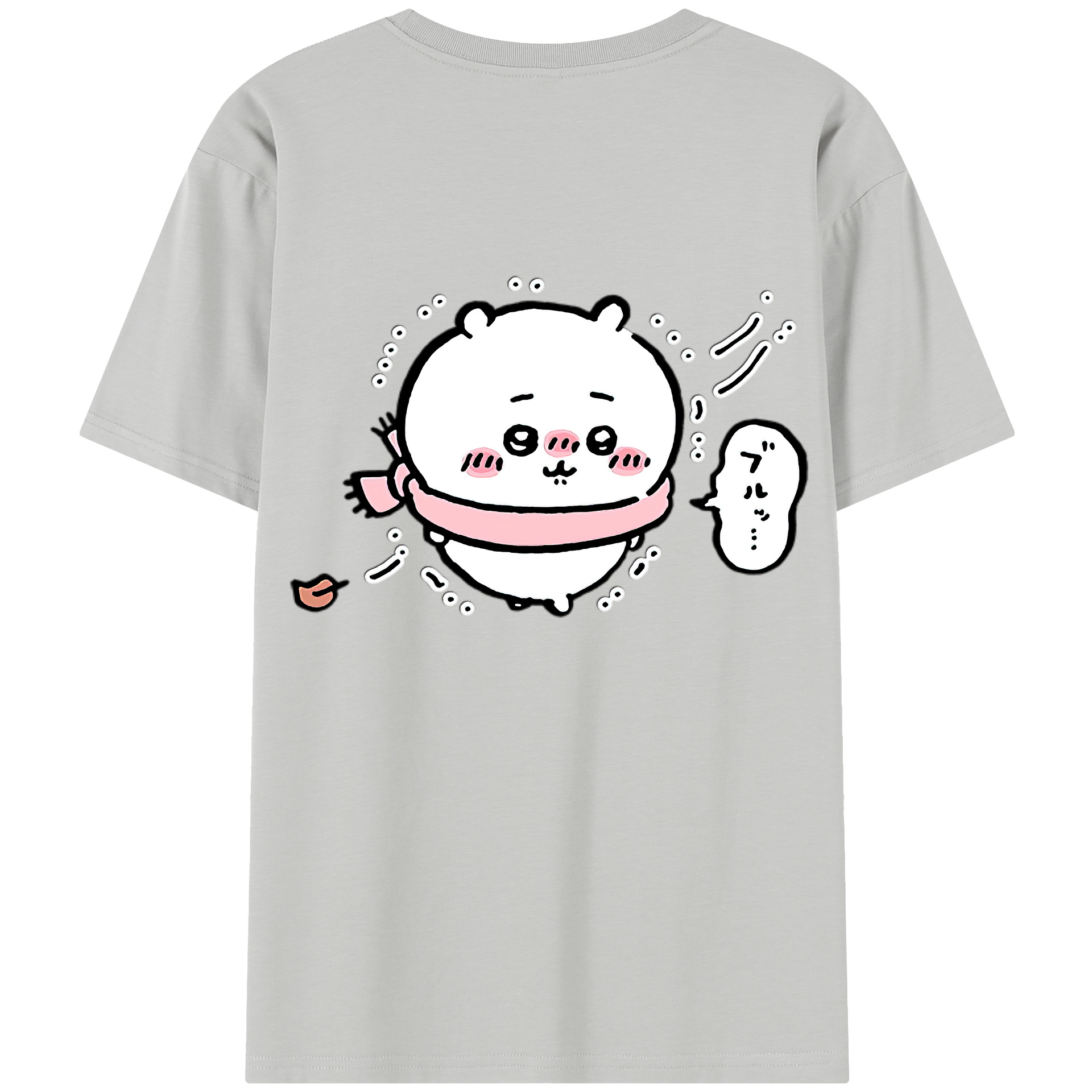 （画像用） ちいかわ ちいかわ Chii-kawa chiikawa レディース半袖Tシャツ(バックプリント)