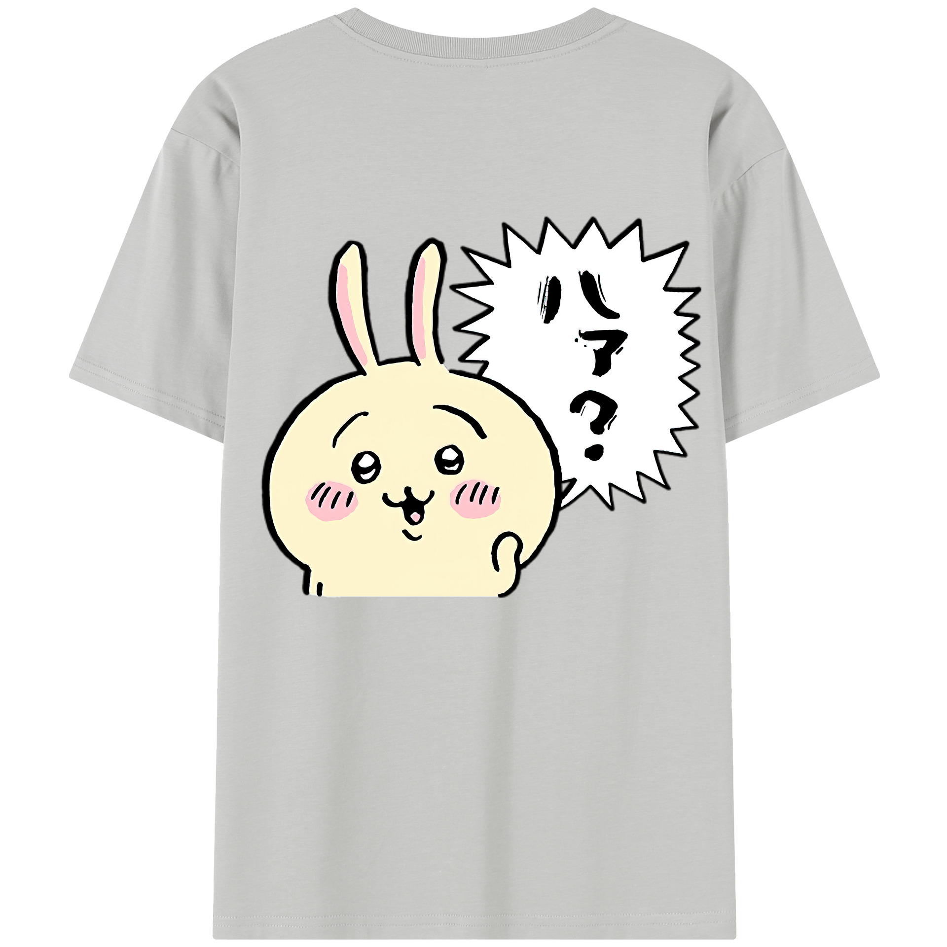 （画像用） ちいかわ うさぎ Chii-kawa usagi レディース半袖Tシャツ(バックプリント)