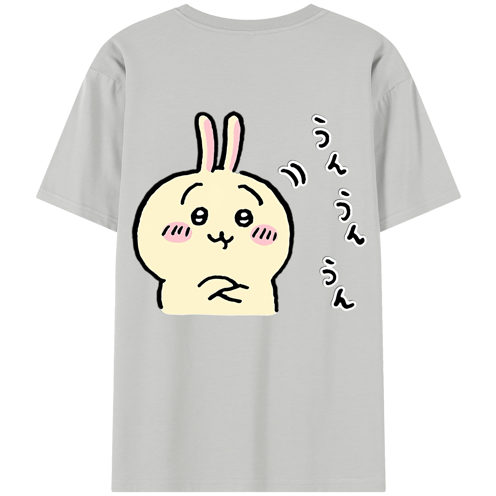 （画像用） ちいかわ うさぎ Chii-kawa usagi レディース半袖Tシャツ(バックプリント)