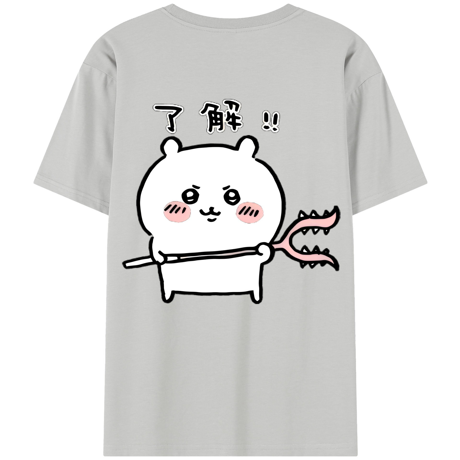 （画像用） ちいかわ ちいかわ Chii-kawa chiikawa レディース半袖Tシャツ(バックプリント)