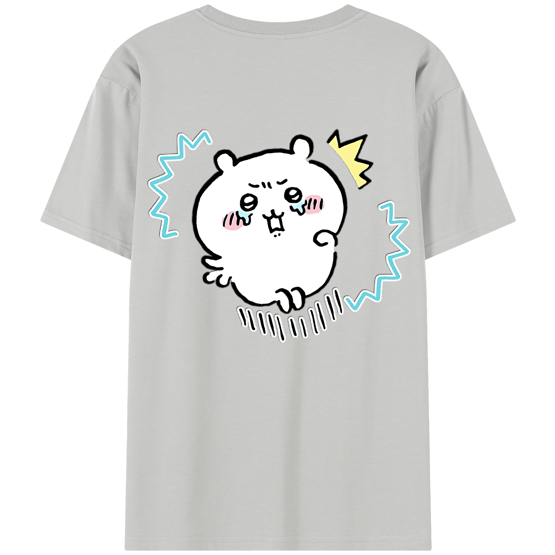 （画像用） ちいかわ ちいかわ Chii-kawa chiikawa レディース半袖Tシャツ(バックプリント)