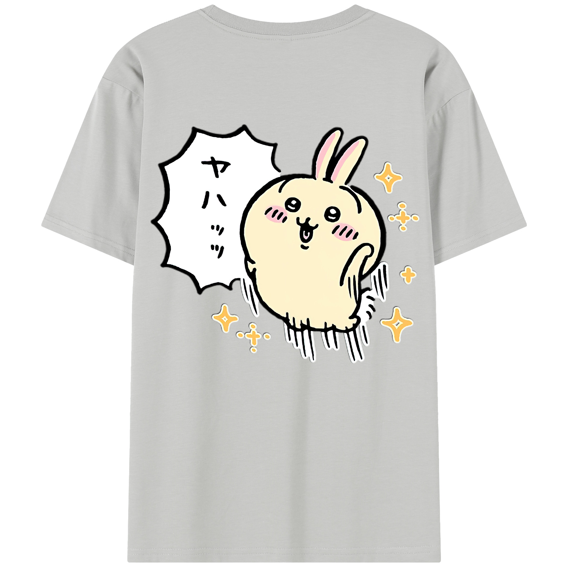 （画像用） ちいかわ うさぎ Chii-kawa usagi レディース半袖Tシャツ(バックプリント)