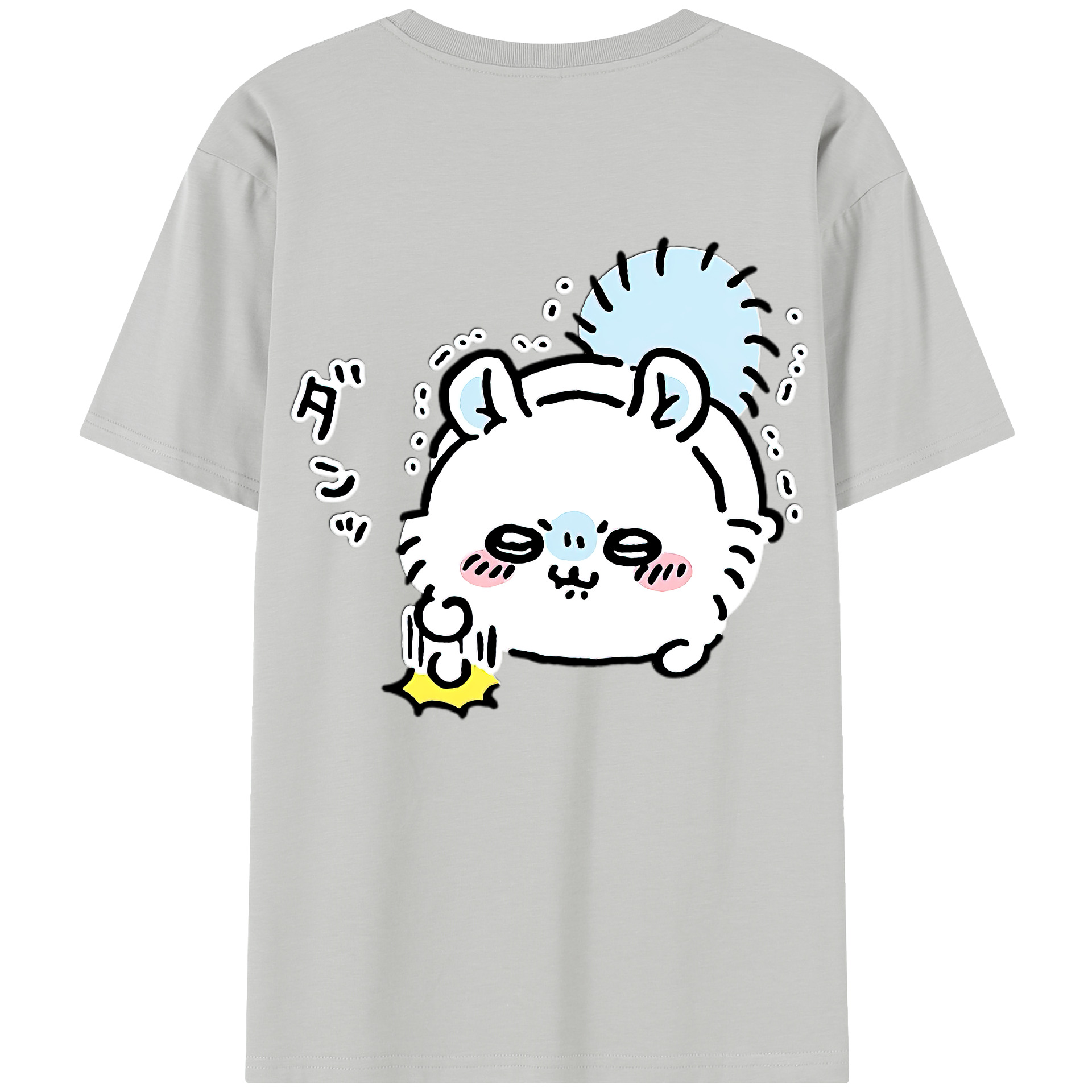 （画像用） ちいかわ モモンガ Chii-kawa Momonga レディース半袖Tシャツ(バックプリント)