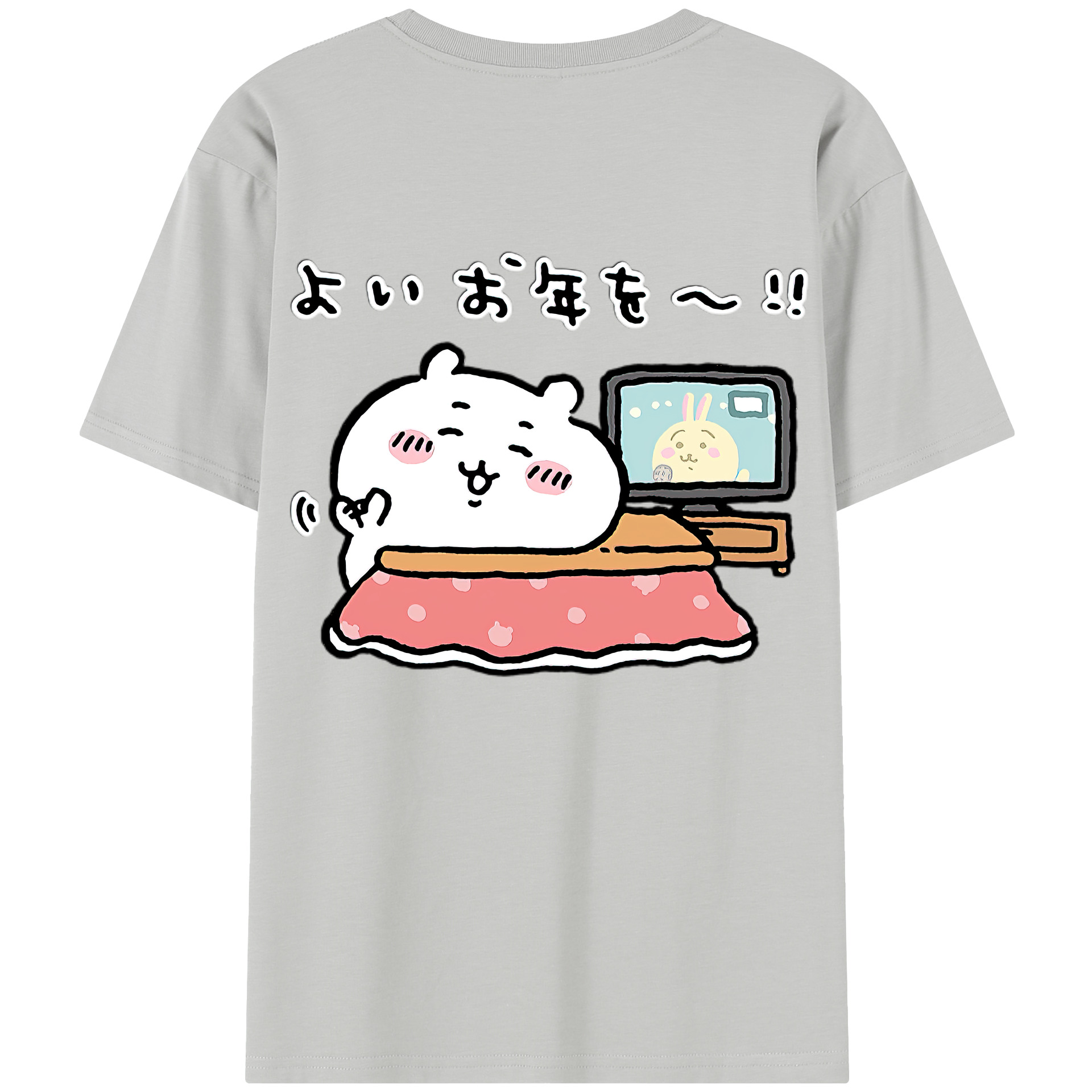 （画像用） ちいかわ ちいかわ Chii-kawa chiikawa レディース半袖Tシャツ(バックプリント)