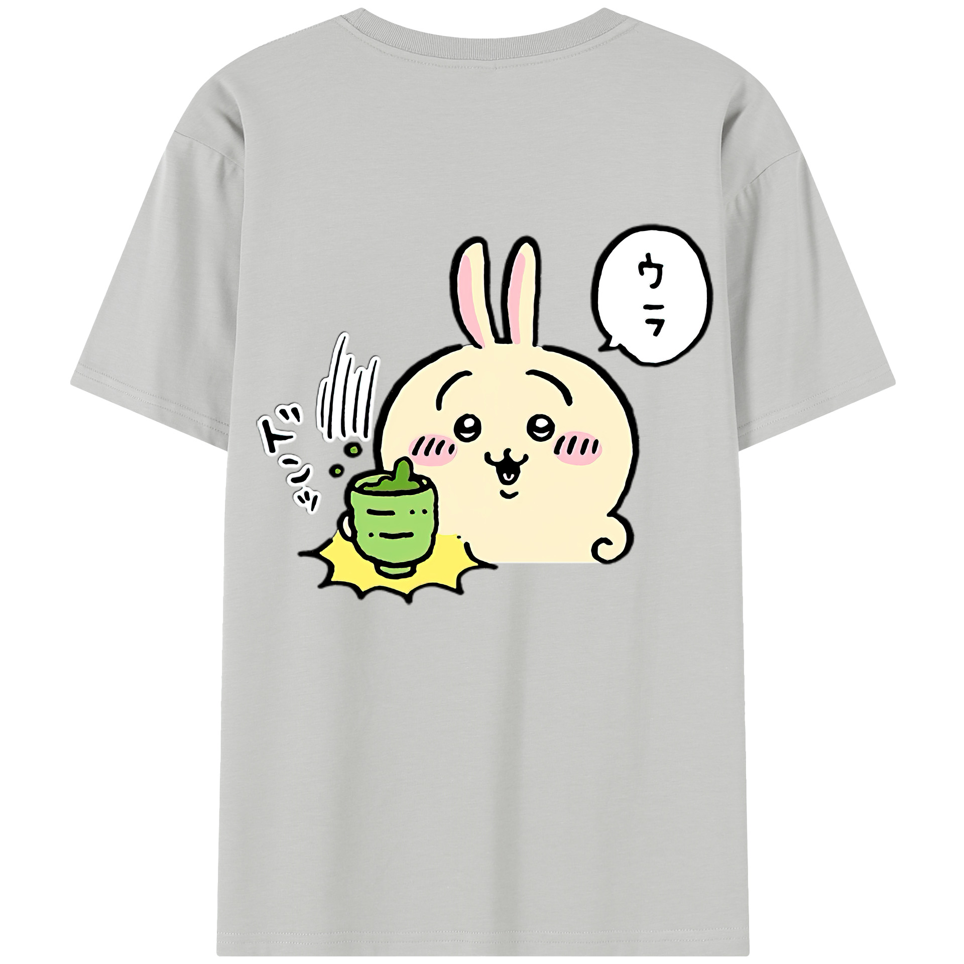 （画像用） ちいかわ うさぎ Chii-kawa usagi レディース半袖Tシャツ(バックプリント)